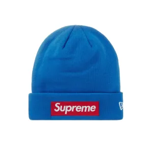 Supreme New Era Box Logo Beanie (FW22) Blue