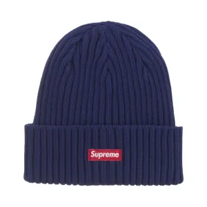 Supreme Overdyed Beanie Navy SS25
