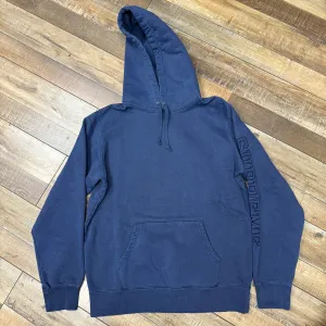 Supreme Overdyed Hooded Sweatshirt Navy