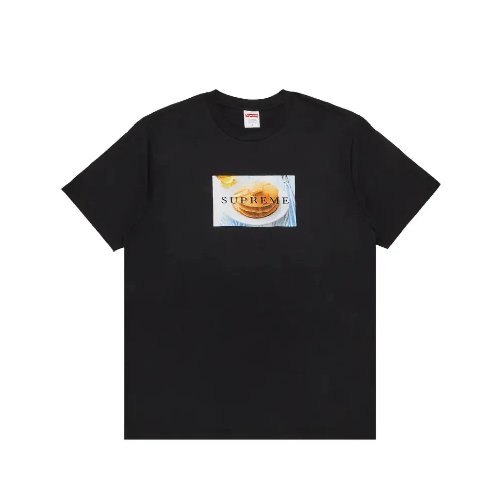 Supreme Pancakes Tee Black