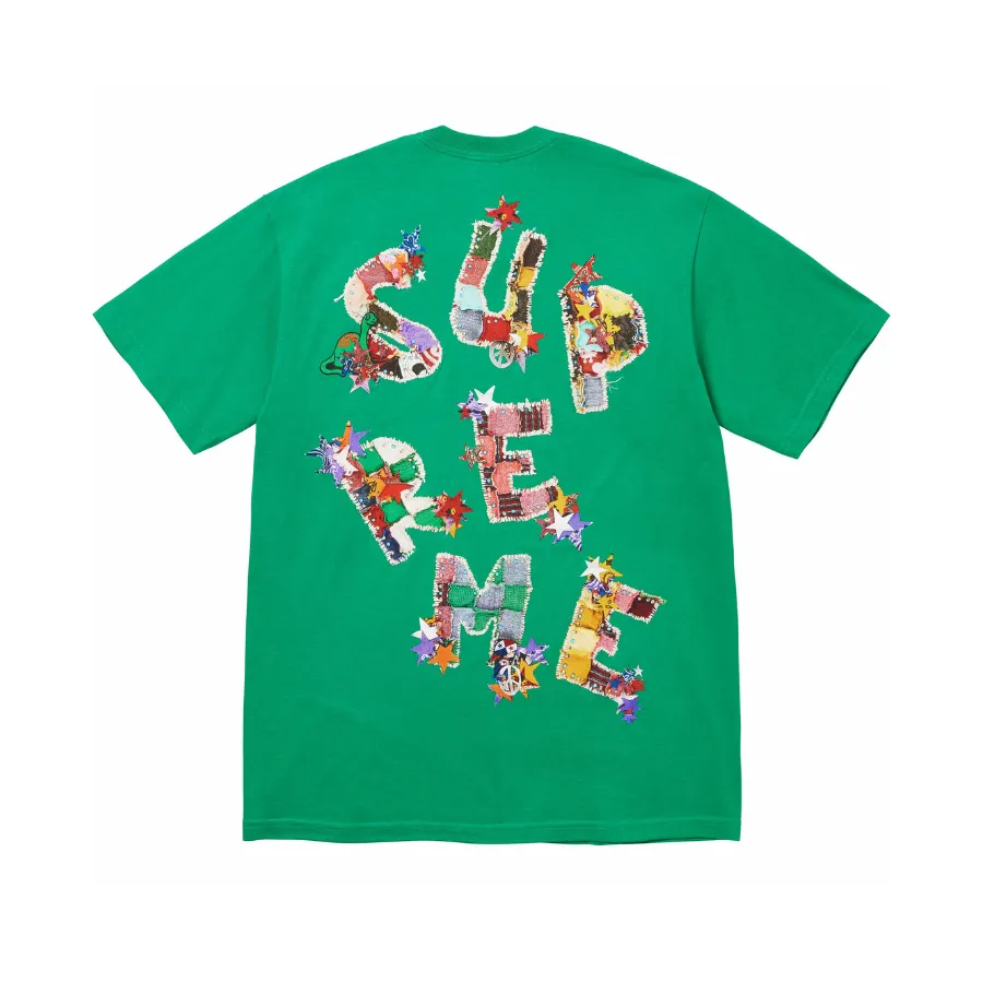 Supreme Patchwork Tee Green