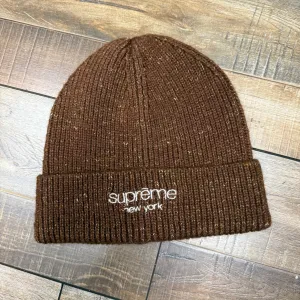 Supreme Rainbow Speckle Beanie (FW22) Brown