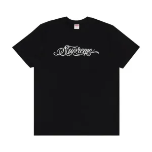 Supreme Script Tee Black