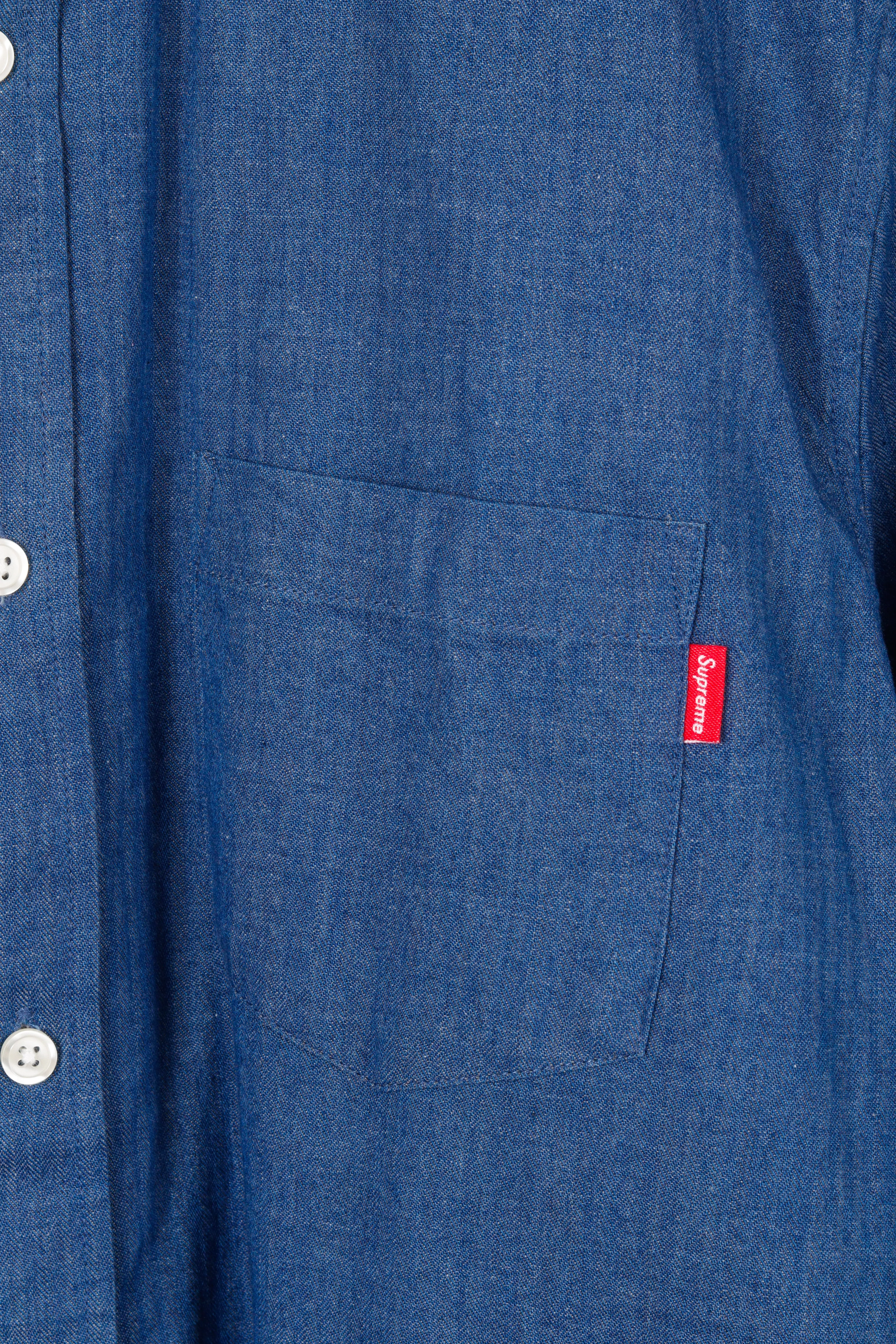 Supreme SS11 'Denim' Oxford Shirt Indigo (2011)