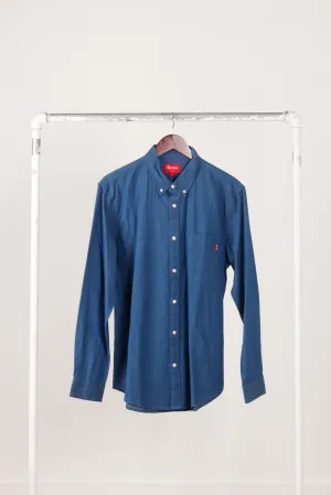 Supreme SS11 'Denim' Oxford Shirt Indigo (2011)