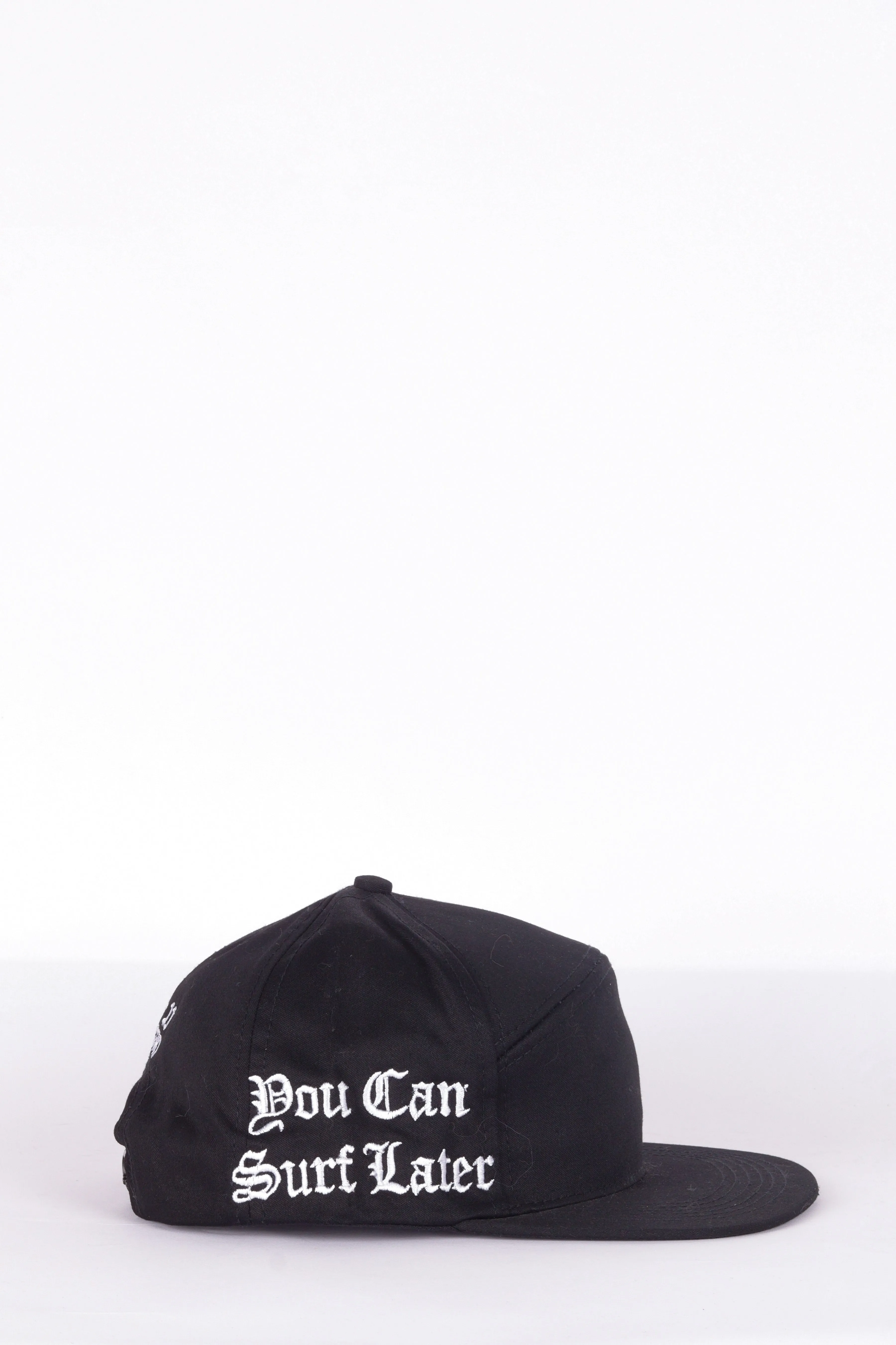 Supreme SS11 ' You Can Surf Later' Military Snapback Cap Black (2011)