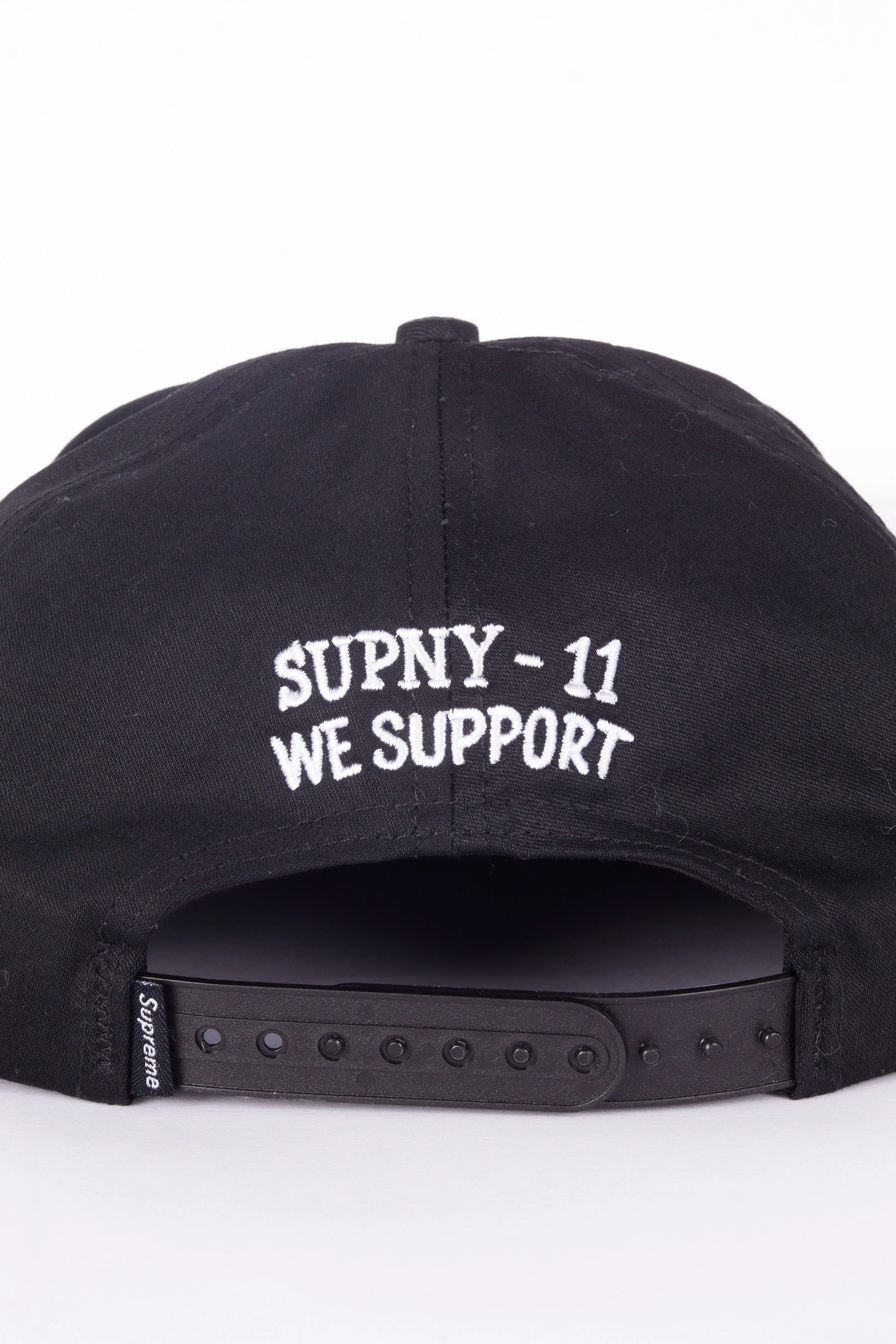 Supreme SS11 ' You Can Surf Later' Military Snapback Cap Black (2011)