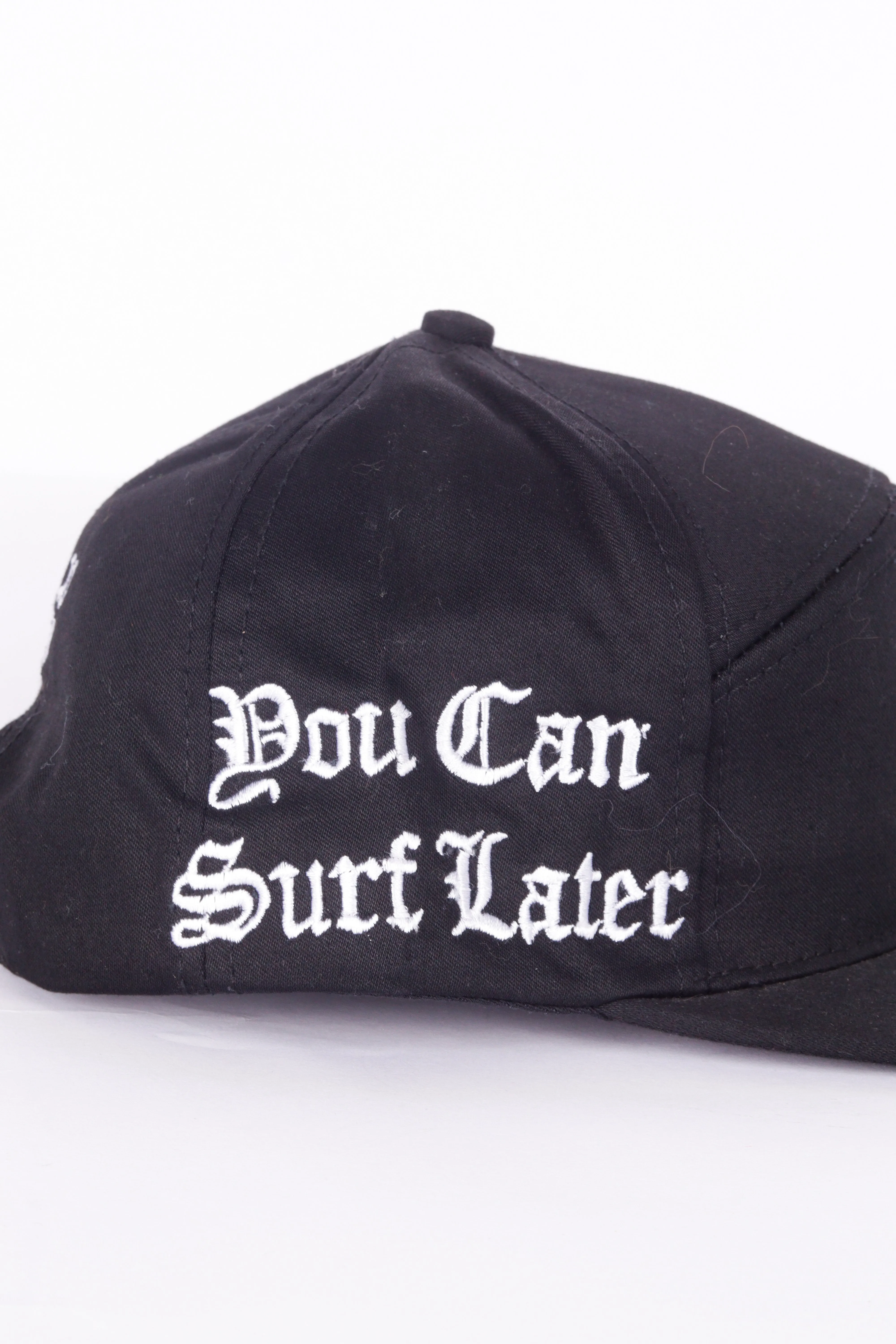 Supreme SS11 ' You Can Surf Later' Military Snapback Cap Black (2011)