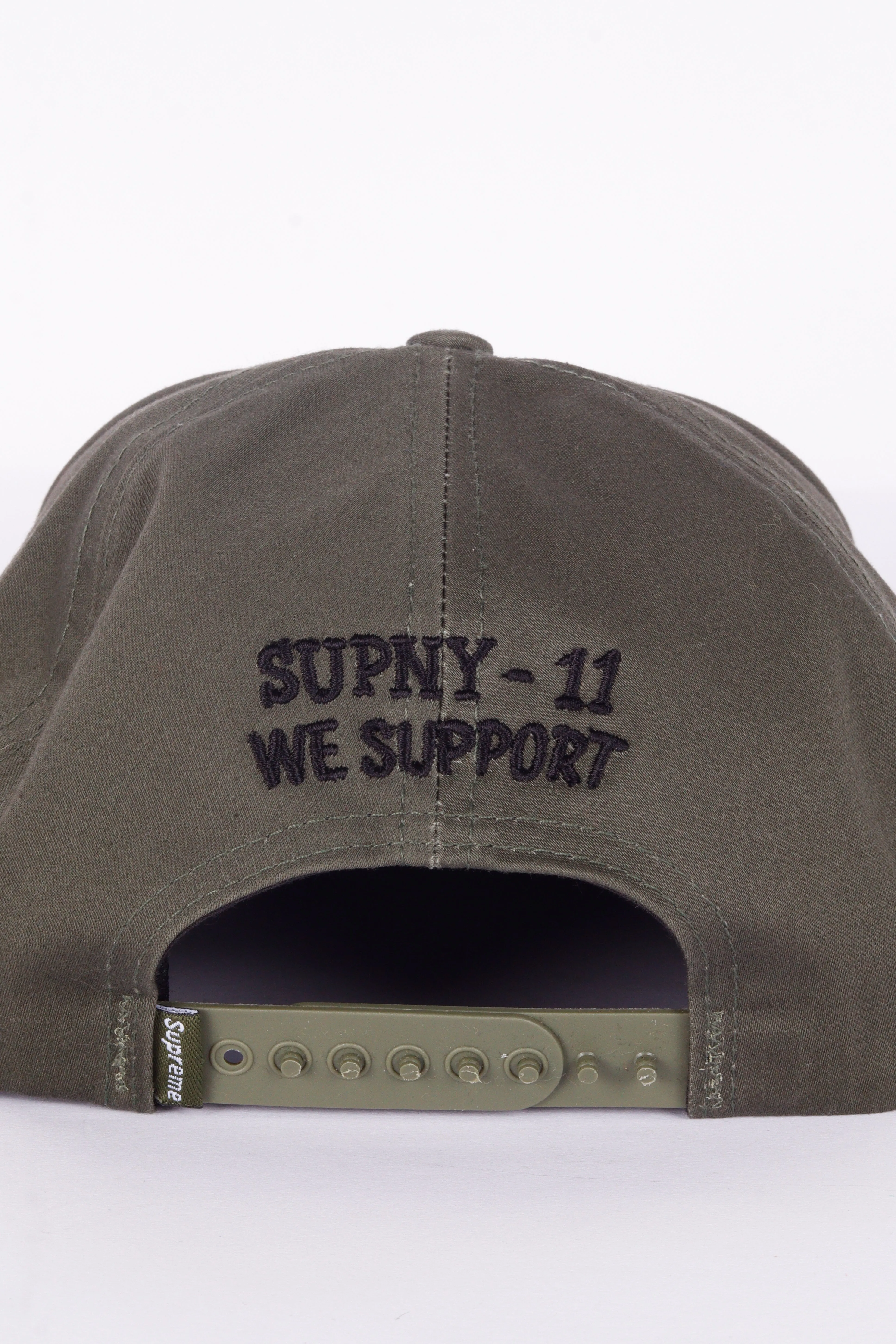 Supreme SS11 ' You Can Surf Later' Military Snapback Cap Olive (2011)