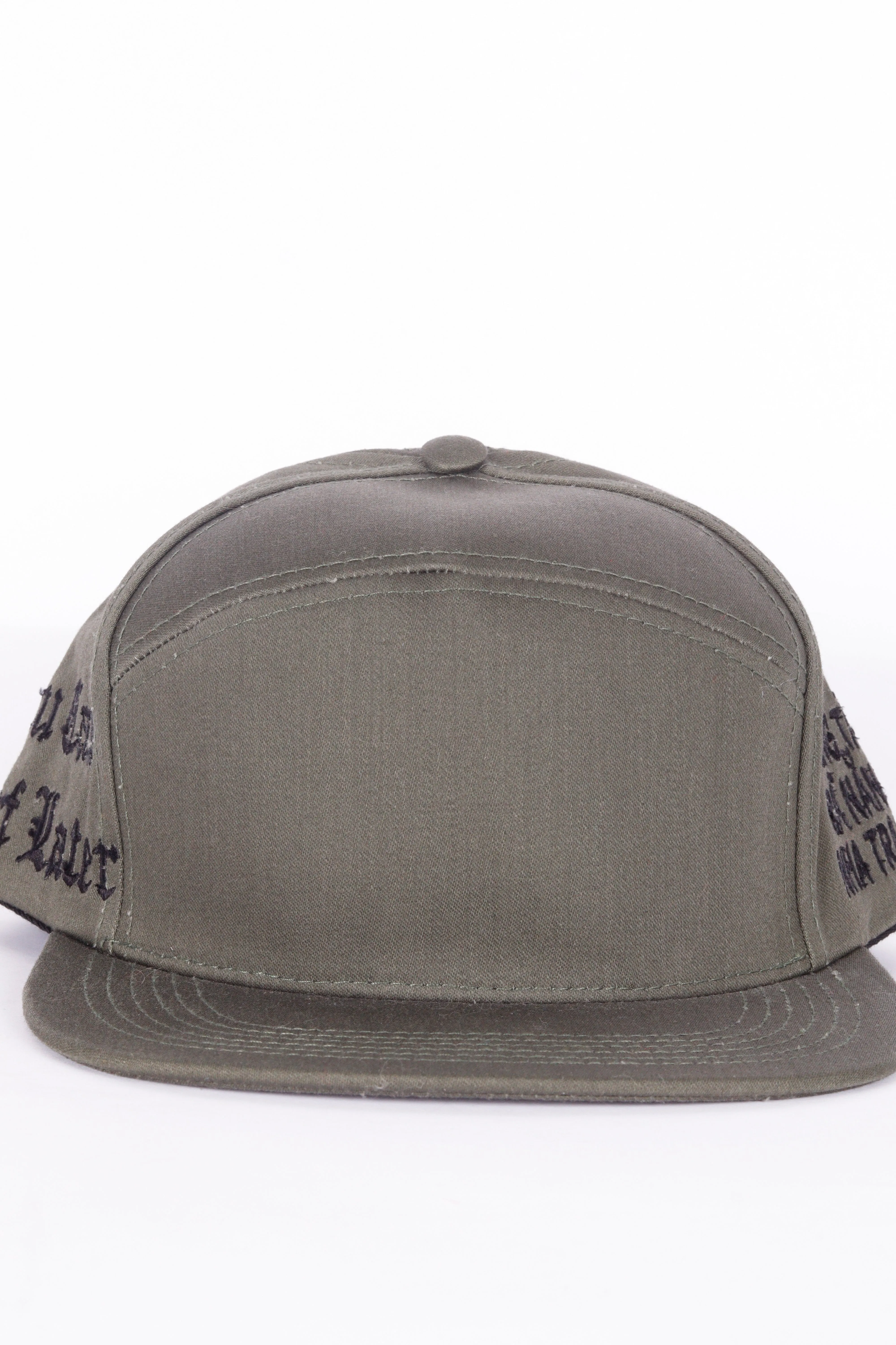 Supreme SS11 ' You Can Surf Later' Military Snapback Cap Olive (2011)