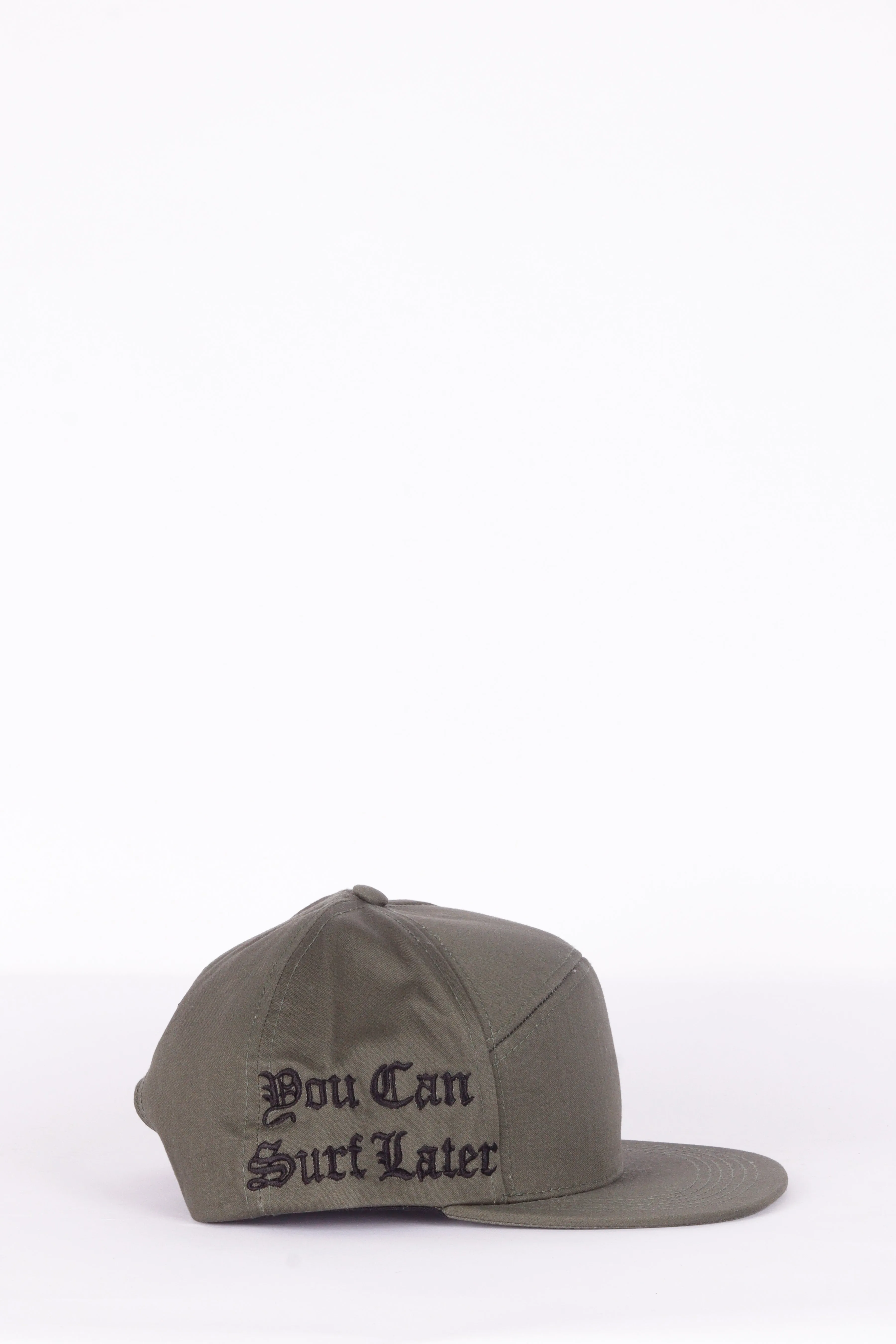 Supreme SS11 ' You Can Surf Later' Military Snapback Cap Olive (2011)