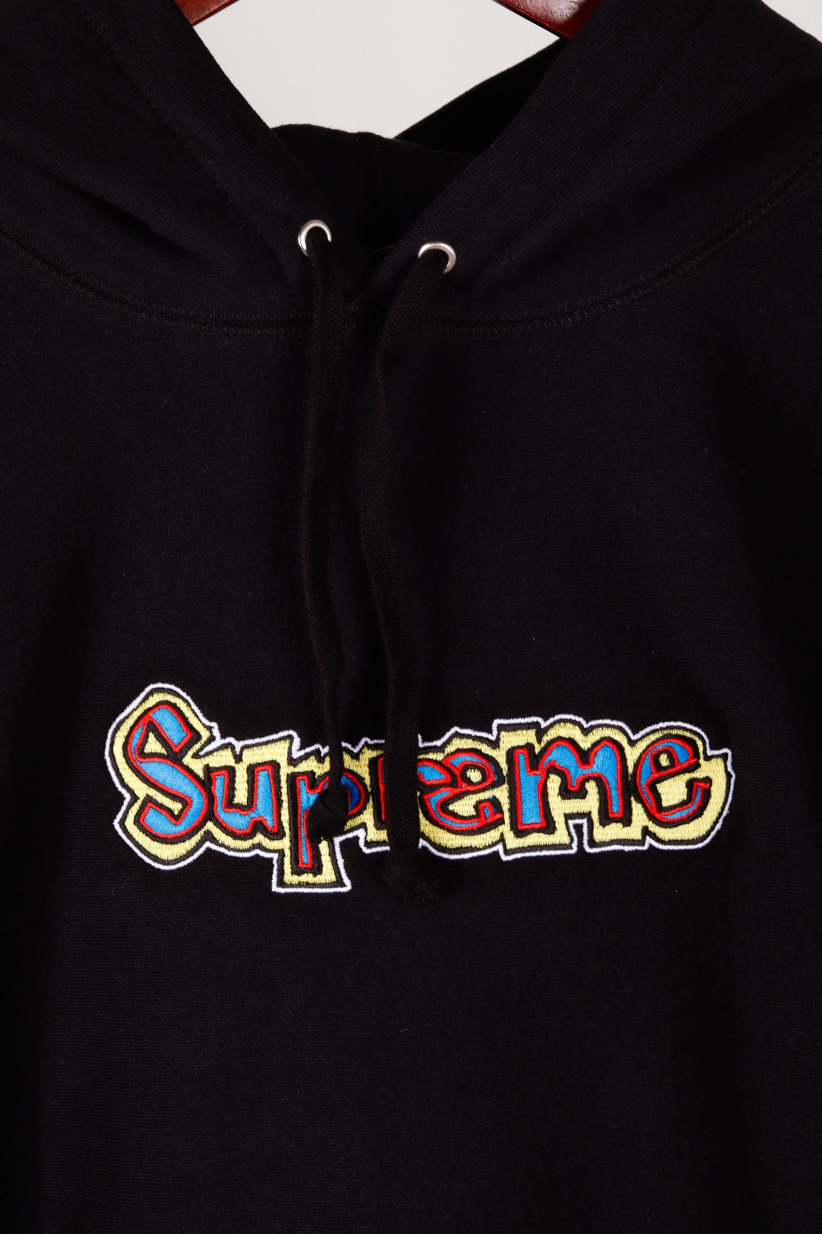Supreme SS18 'Gonz Logo' Hooded Sweatshirt Black (2018)