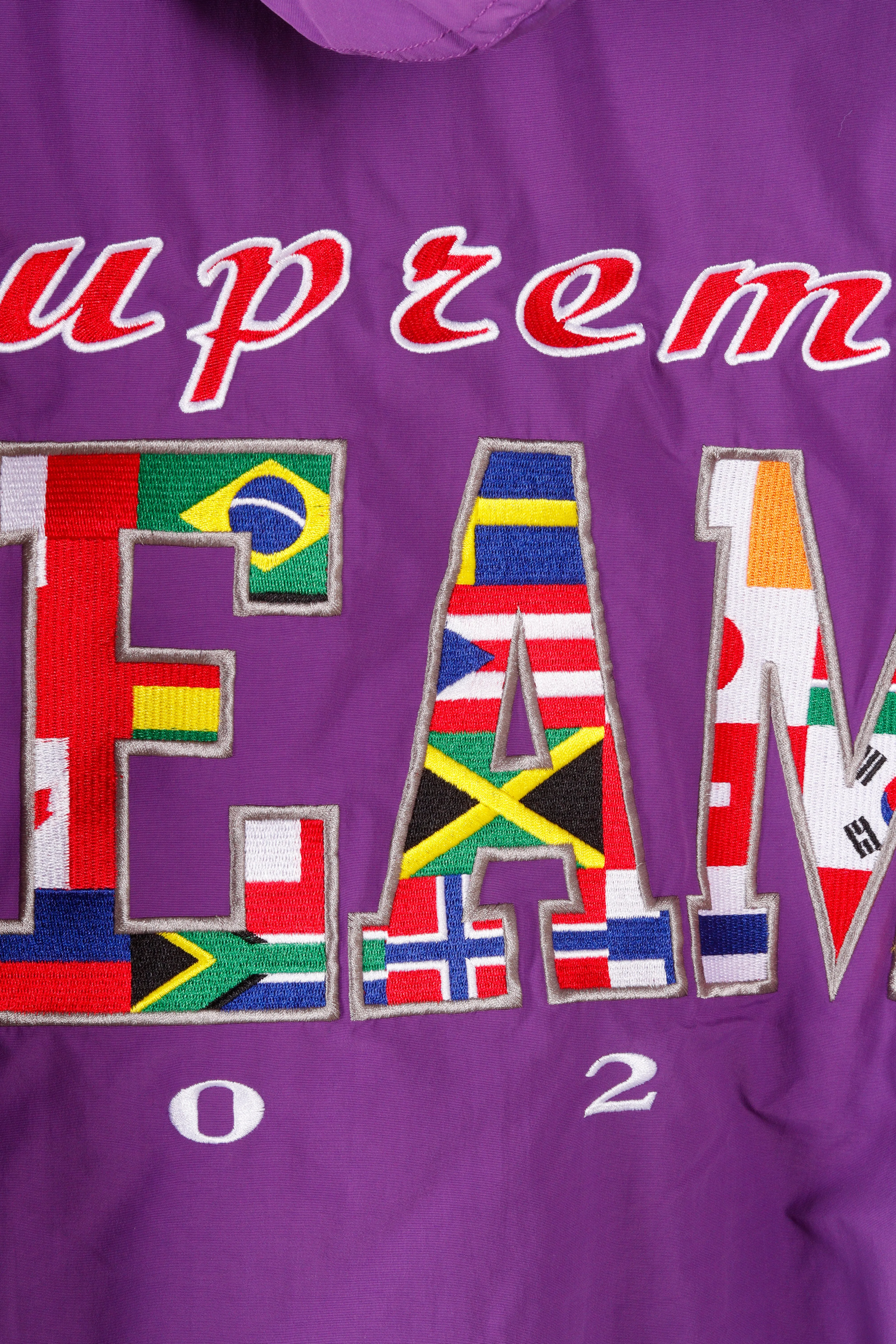Supreme SS20 'Supreme Team' Puffy Jacket Purple (2020)