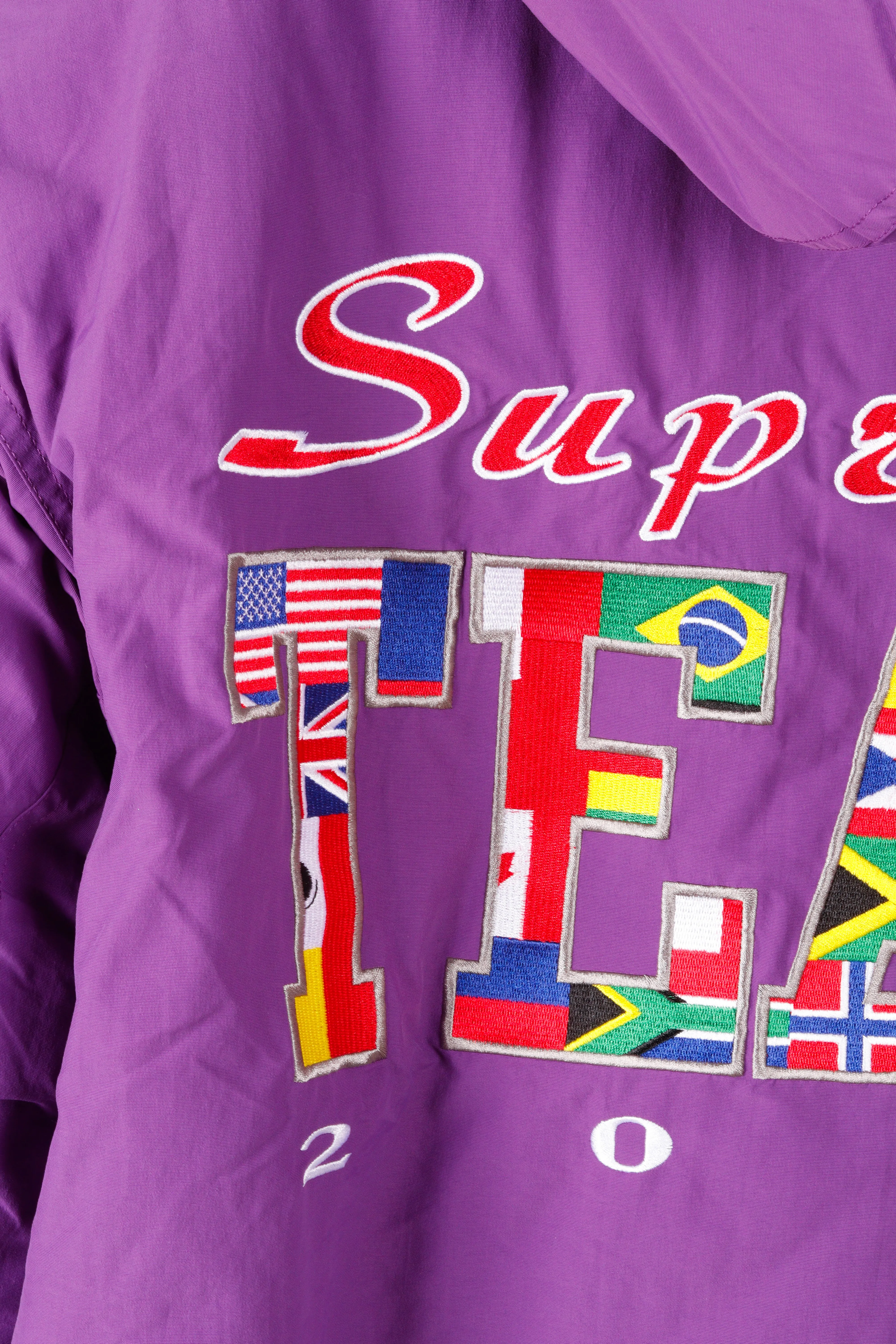 Supreme SS20 'Supreme Team' Puffy Jacket Purple (2020)