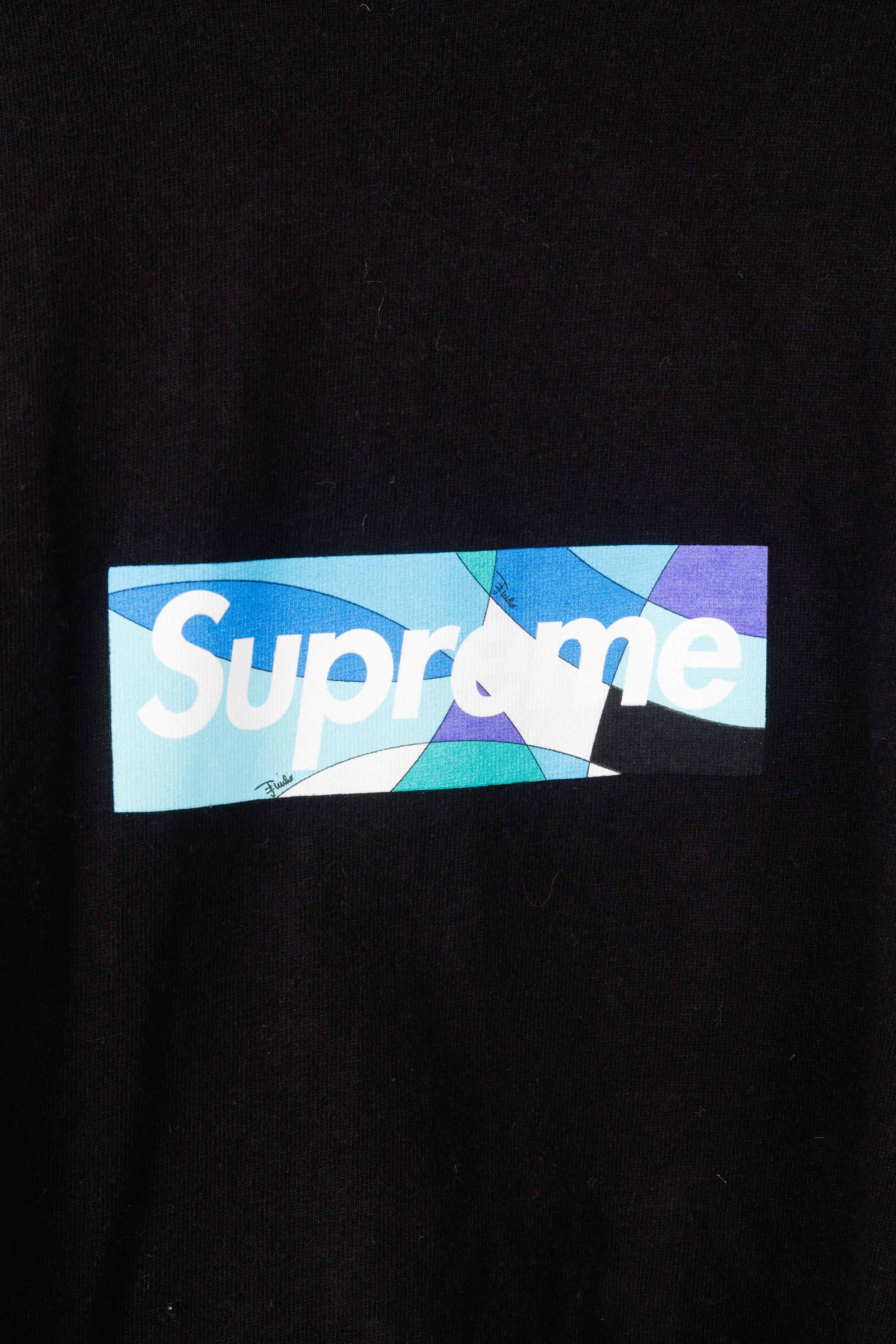 Supreme SS21 'Emilio Pucci' Box Logo Tee Black (2021)