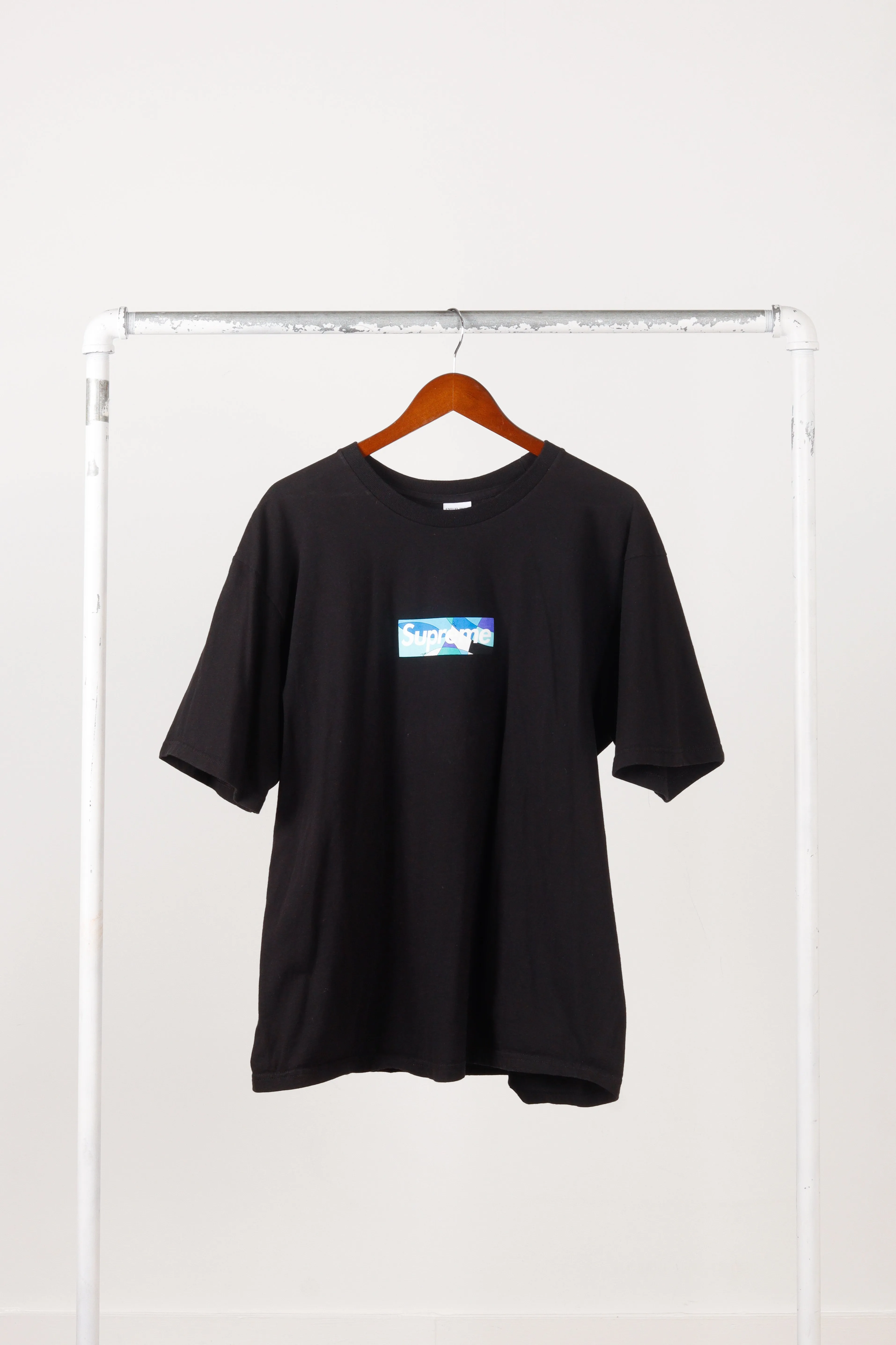 Supreme SS21 'Emilio Pucci' Box Logo Tee Black (2021)