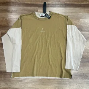 Supreme Stone Island L/S Top Tan