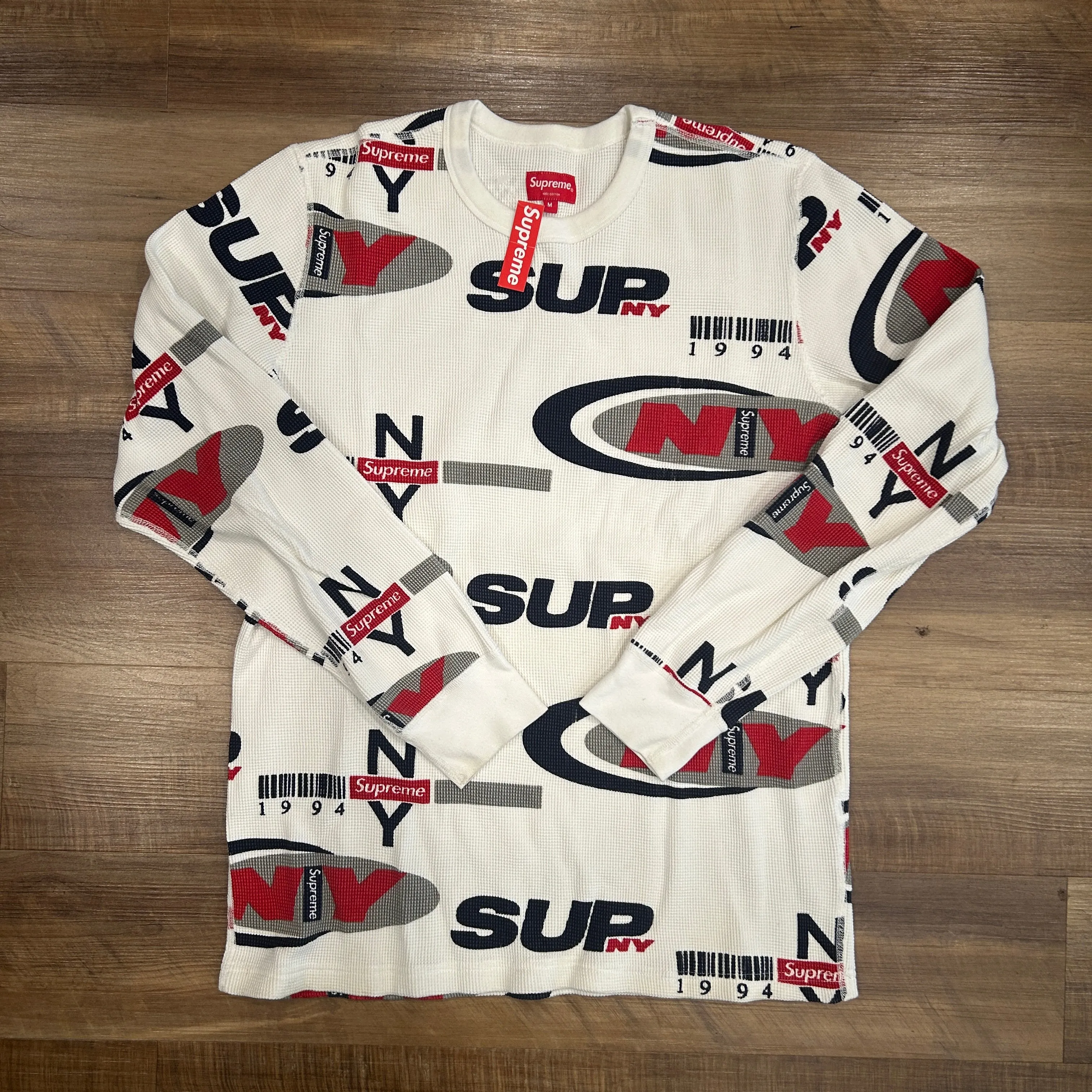Supreme Supreme NY Waffle Thermal White
