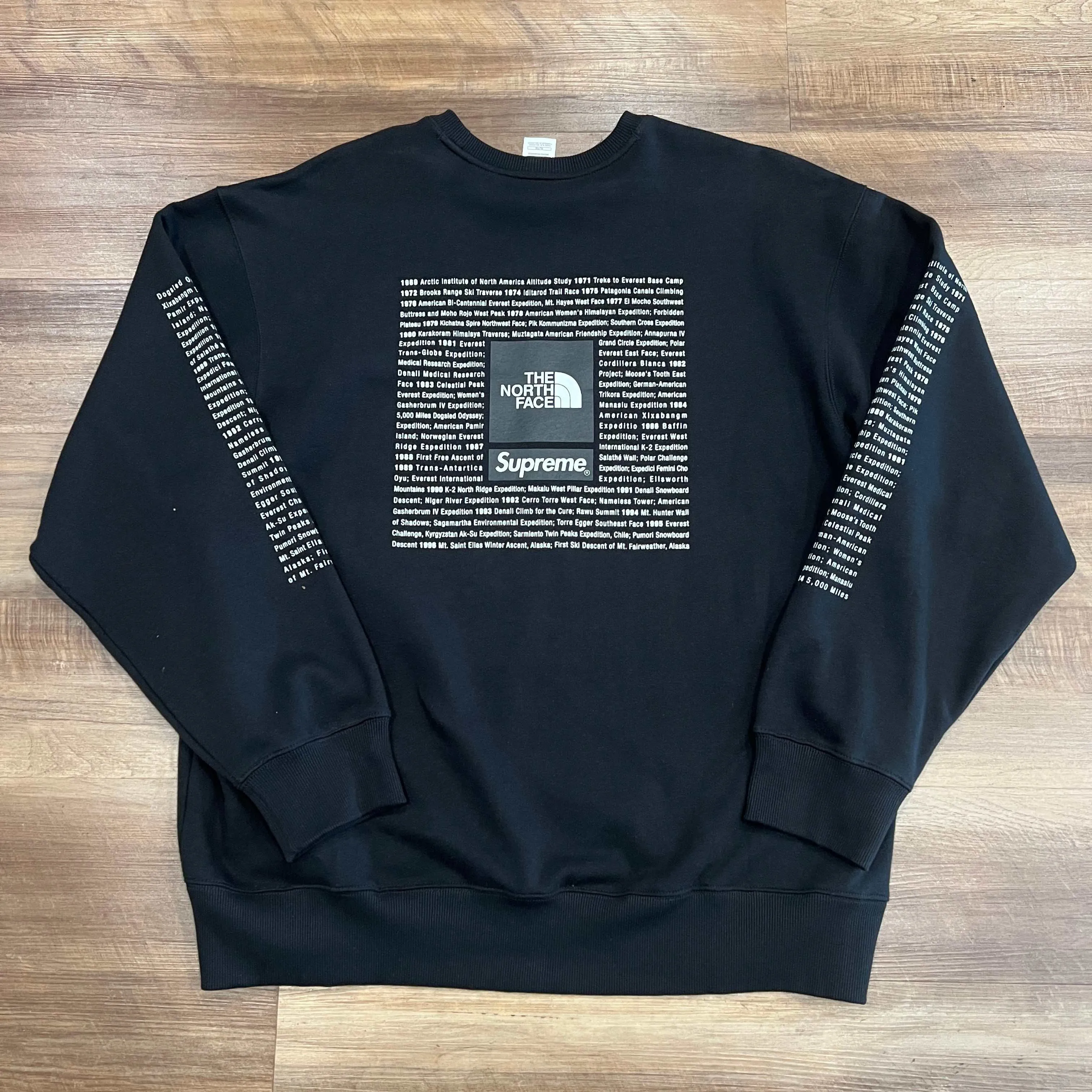 Supreme The North Face Crewneck Black