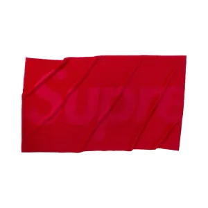 Supreme Tonal logo towel Red SS24