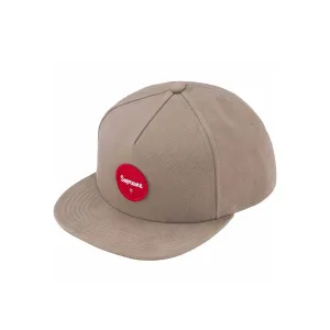 Supreme Twill Patch 5 Panel Cap Khaki SS24