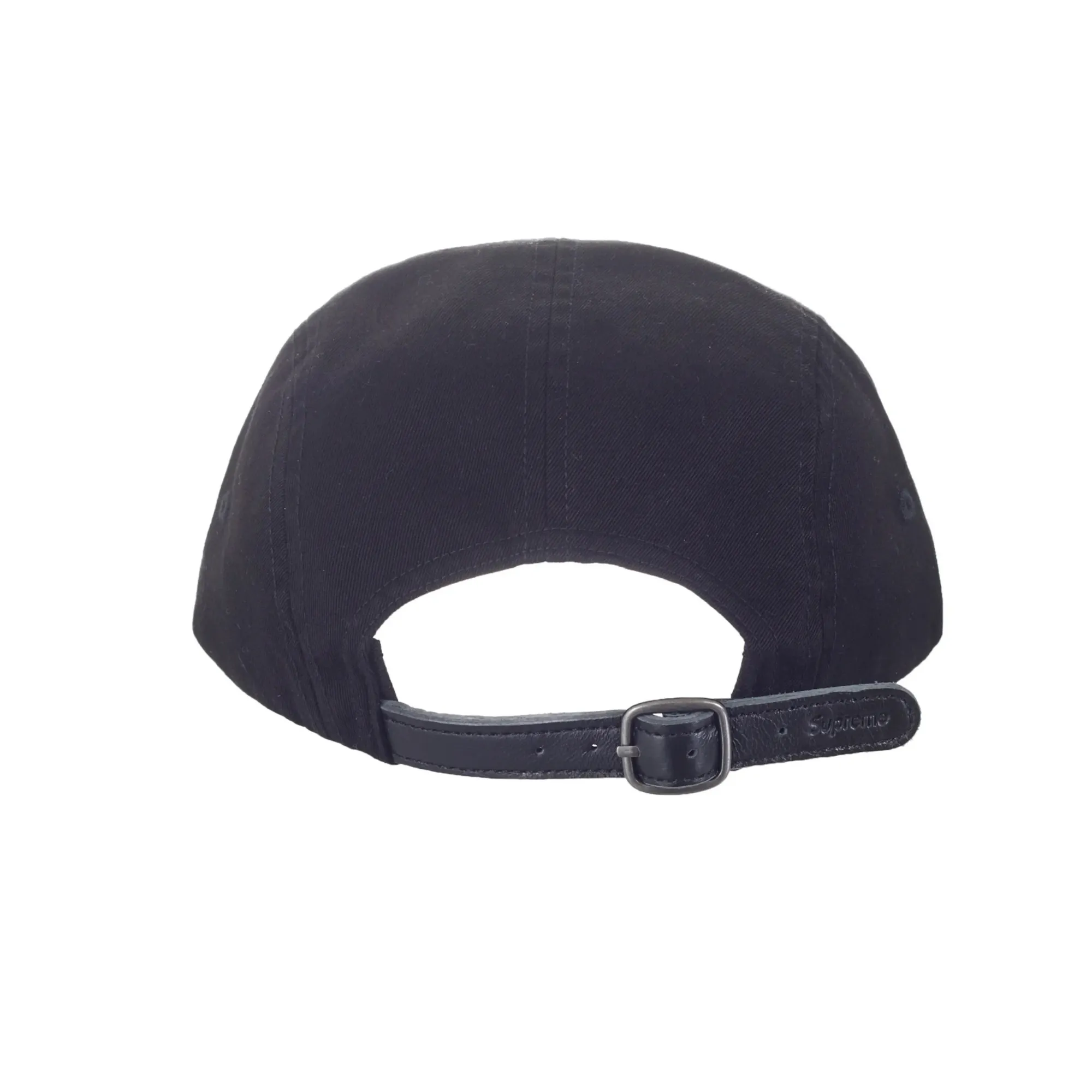 Supreme Washed Chino Twill Camp Cap Black