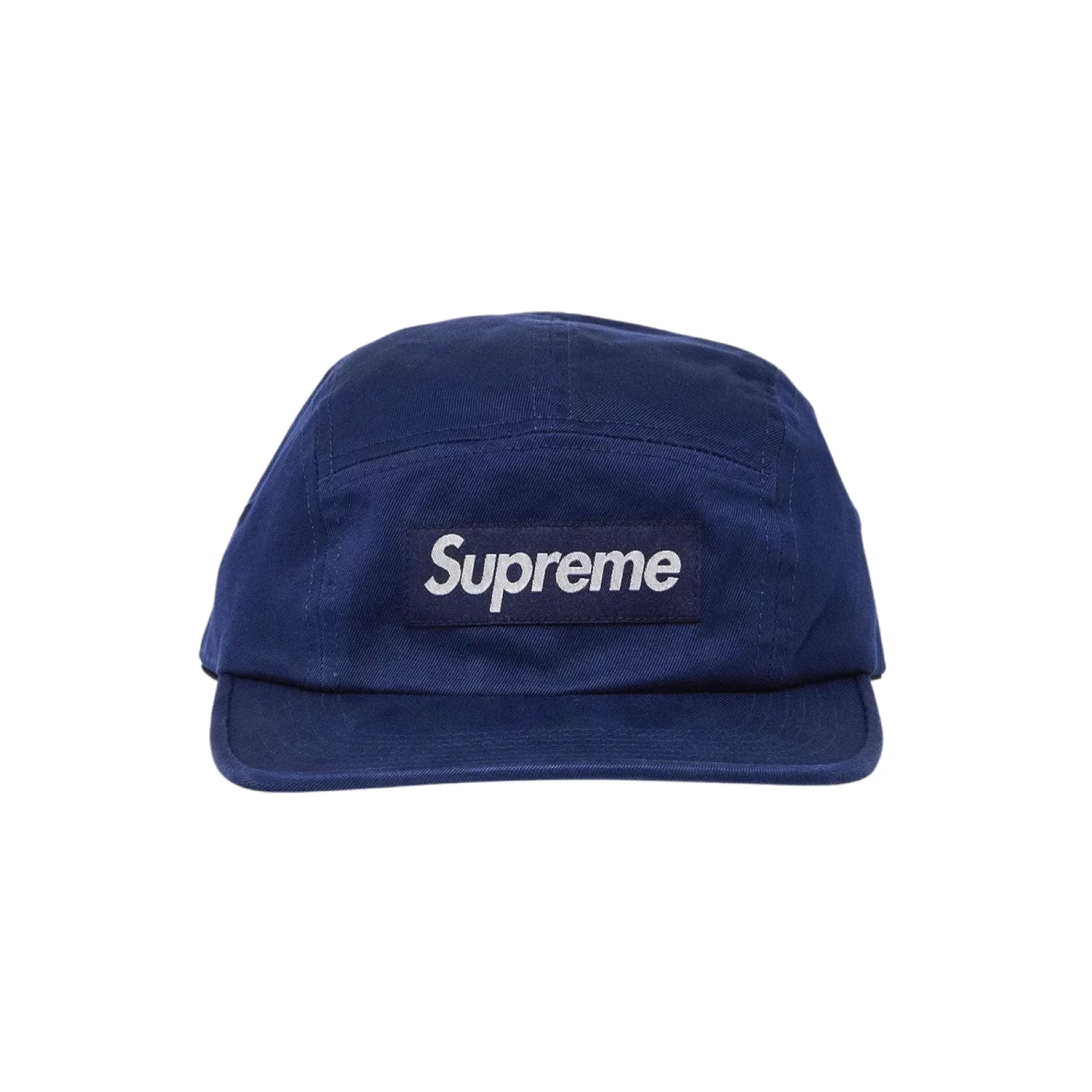 Supreme Washed Chino Twill Camp Cap Navy