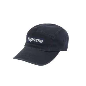 Supreme Washed Chino Twill Camp Cap Navy