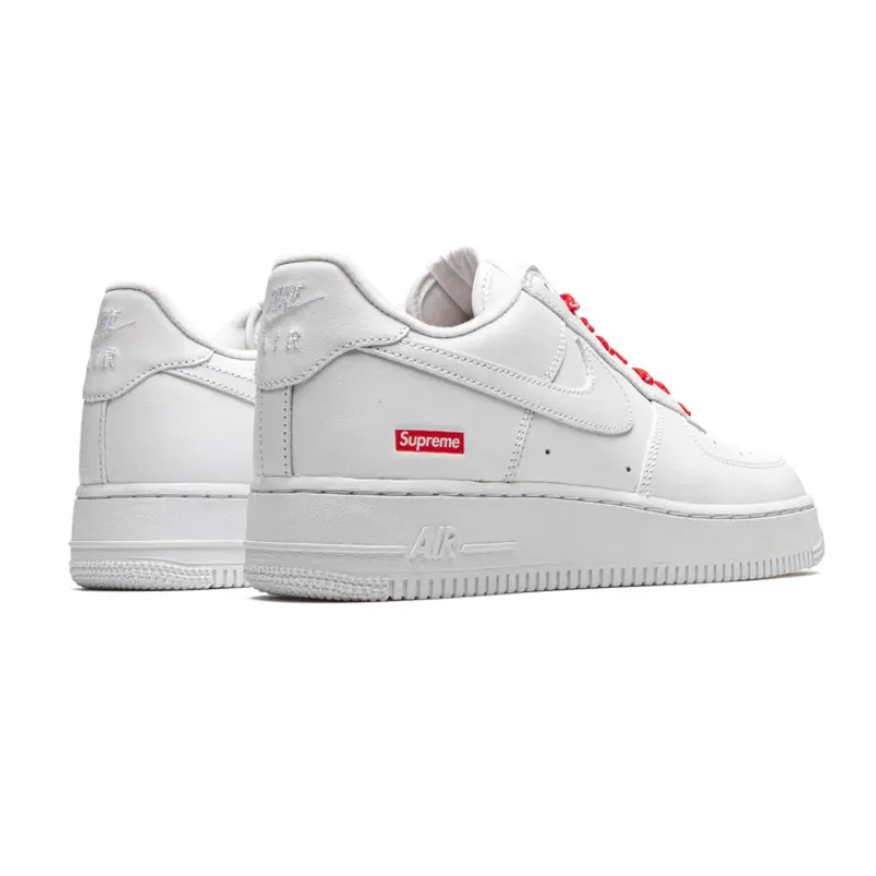 Supreme x Air Force 1 Low Box Logo  White