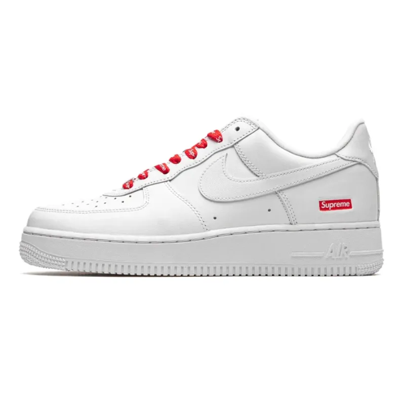 Supreme x Air Force 1 Low Box Logo  White