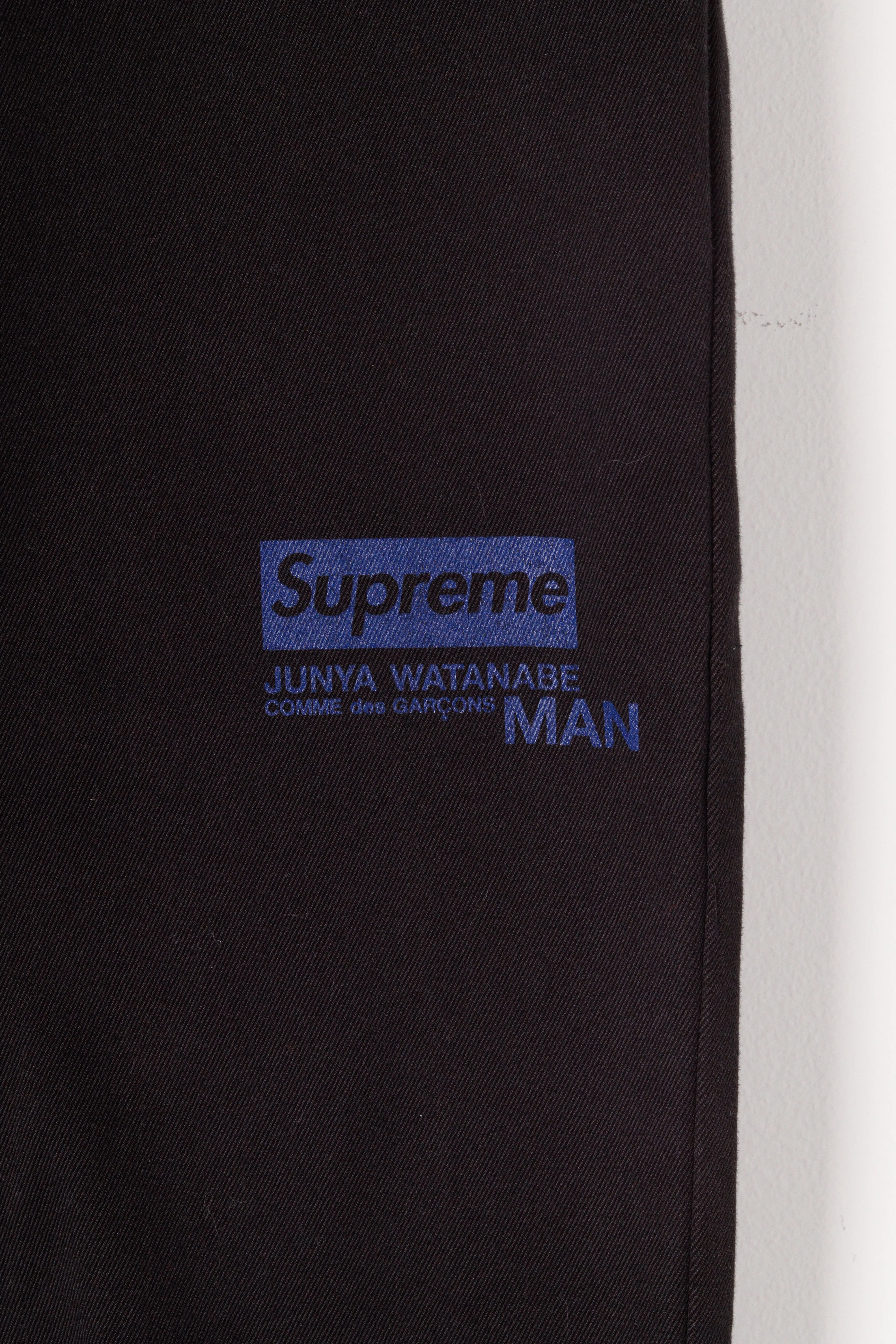Supreme x Junya Watanabe Comme des Garons FW21  'Printed Work Pant' Black (2021)