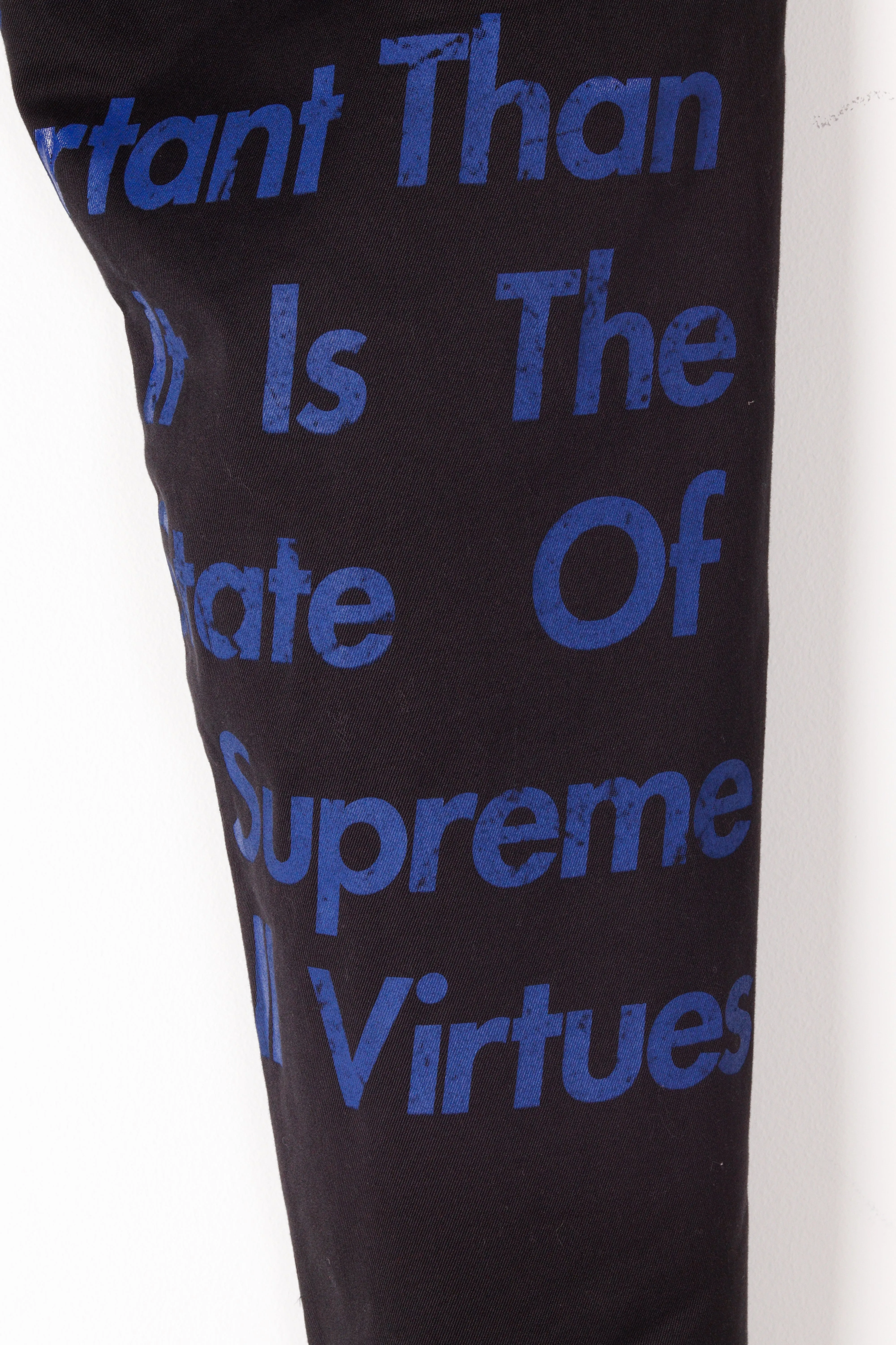 Supreme x Junya Watanabe Comme des Garons FW21  'Printed Work Pant' Black (2021)