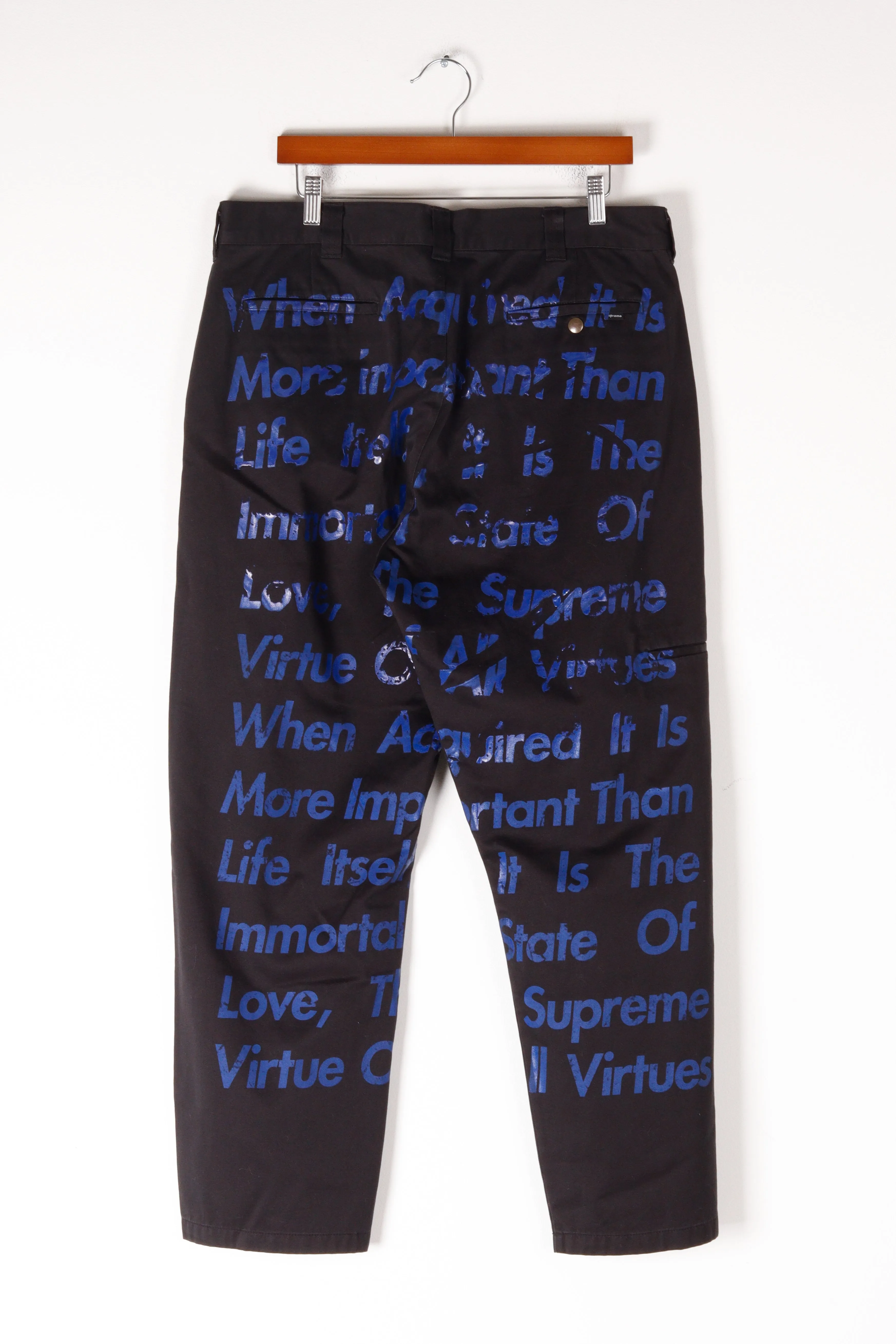 Supreme x Junya Watanabe Comme des Garons FW21  'Printed Work Pant' Black (2021)