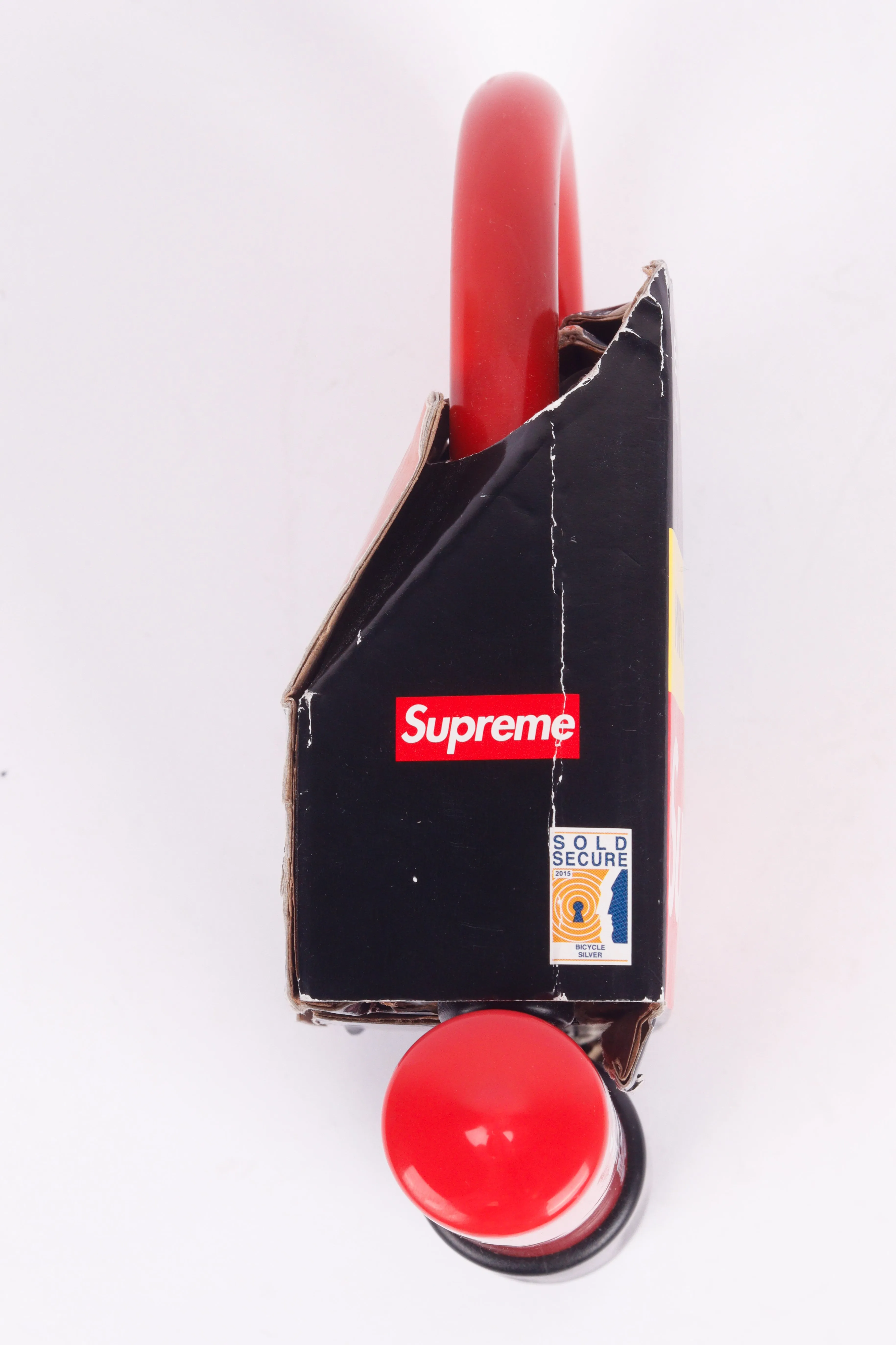 Supreme x Kryptonite FW15 'Evolution Mini' Bicycle U-Lock Red (2015)