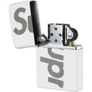 Supreme Zippo White