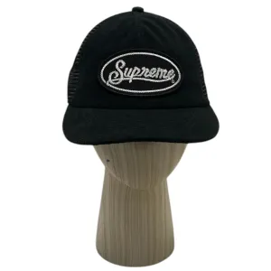 Supreme/Hat/Cotton/BLK/TERRY CLOTH MESH
