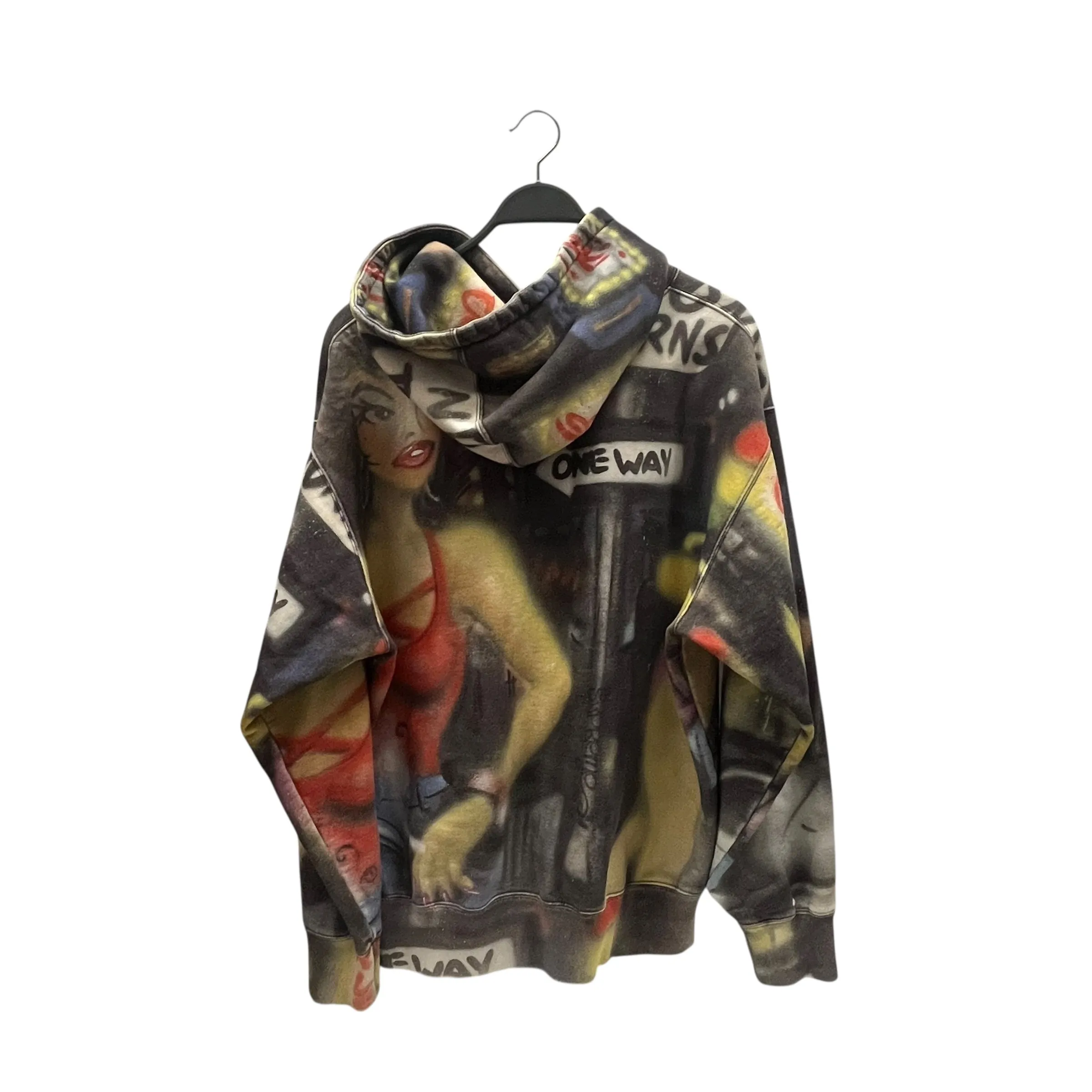 Supreme/Hoodie/L/Cotton/GRY/