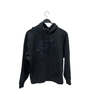 Supreme/Hoodie/M/Cotton/BLK/Oversize/SUPREME X NIKE PURPLE SWOOSH