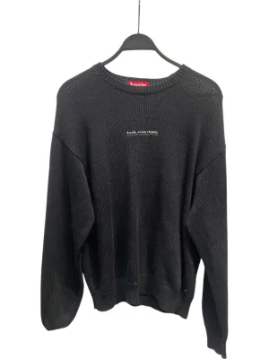 Supreme/Hoodie/M/Cotton/PPL/satin applique logo