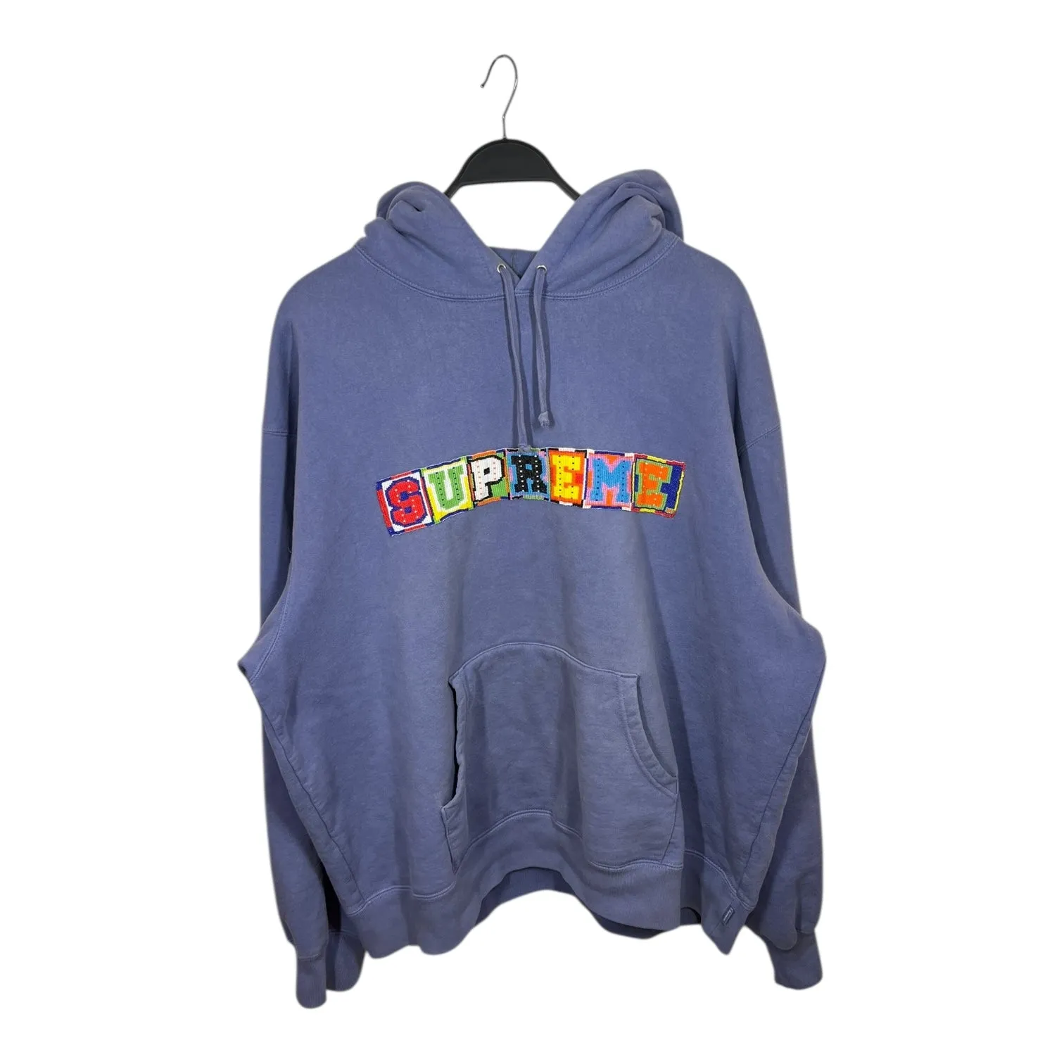 Supreme/Hoodie/XL/Cotton/IDG/beaded logo