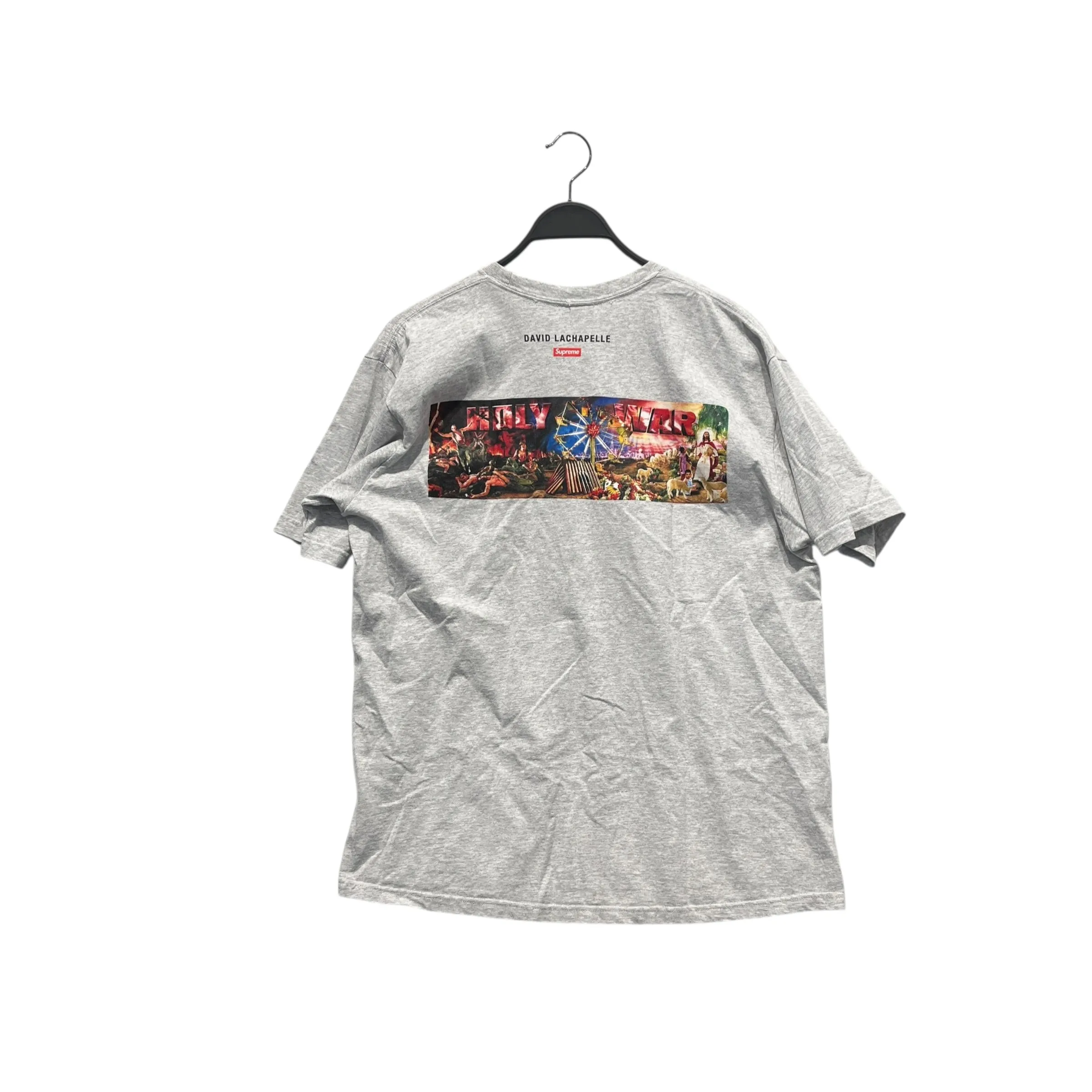 Supreme/Shirt/L/Cotton/GRY/holy war