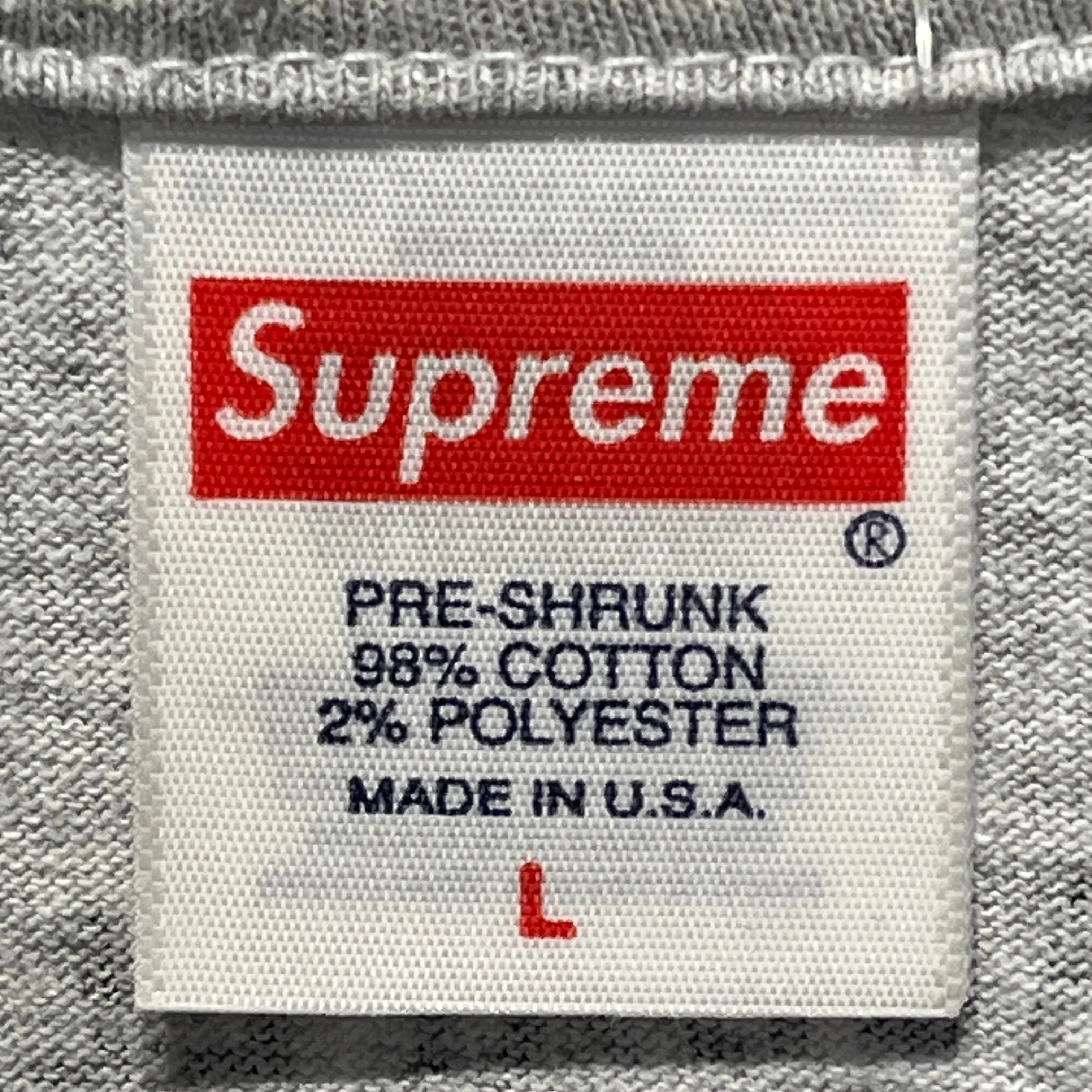 Supreme/Shirt/L/Cotton/GRY/holy war
