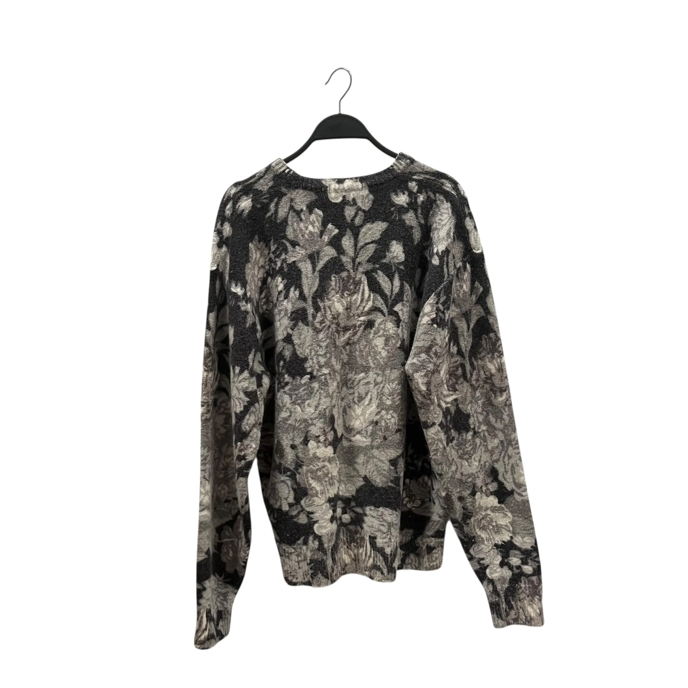 Supreme/Sweater/M/Wool/GRY/floral angora