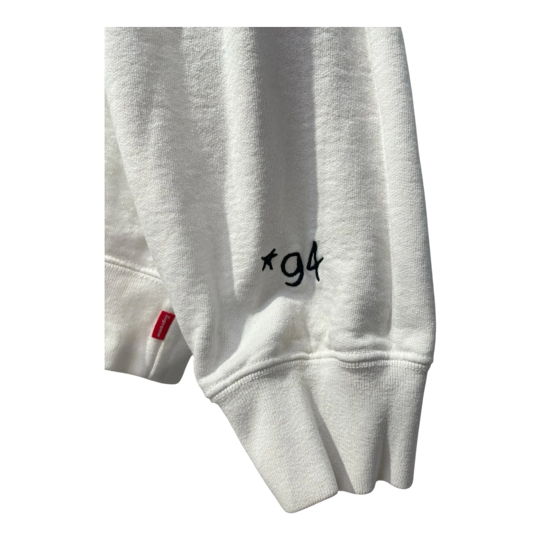 Supreme/Sweatshirt/L/Cotton/WHT/