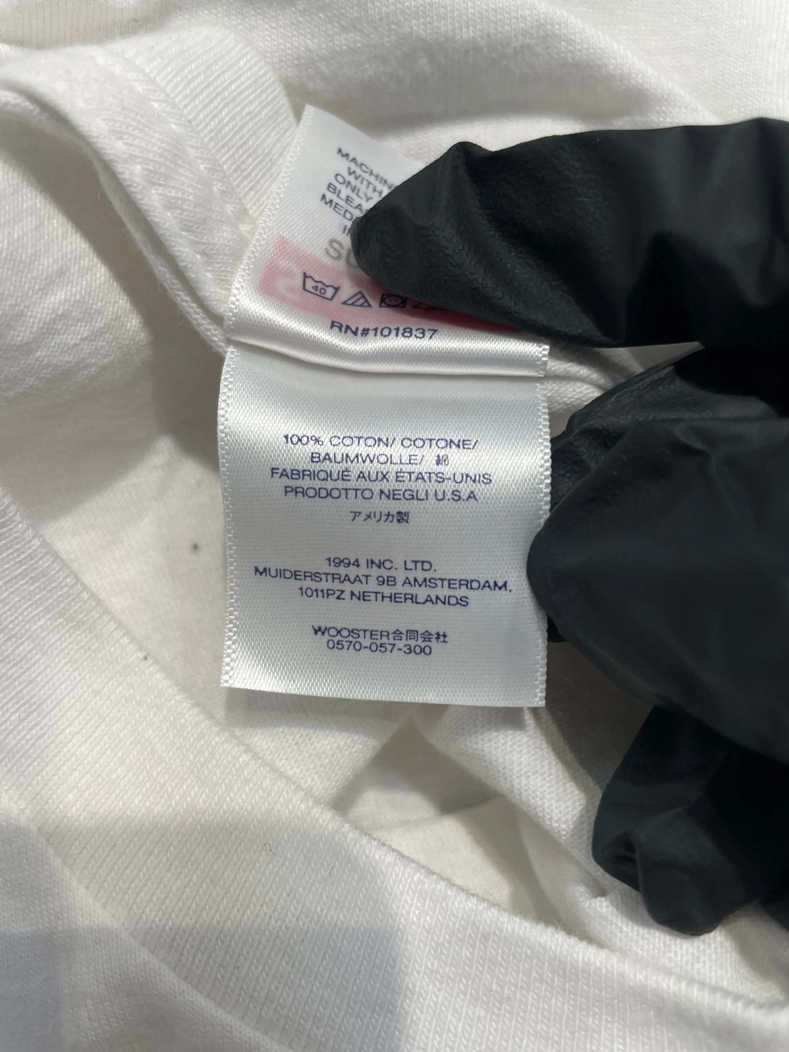 Supreme/T-Shirt/L/Cotton/WHT/Graphic/