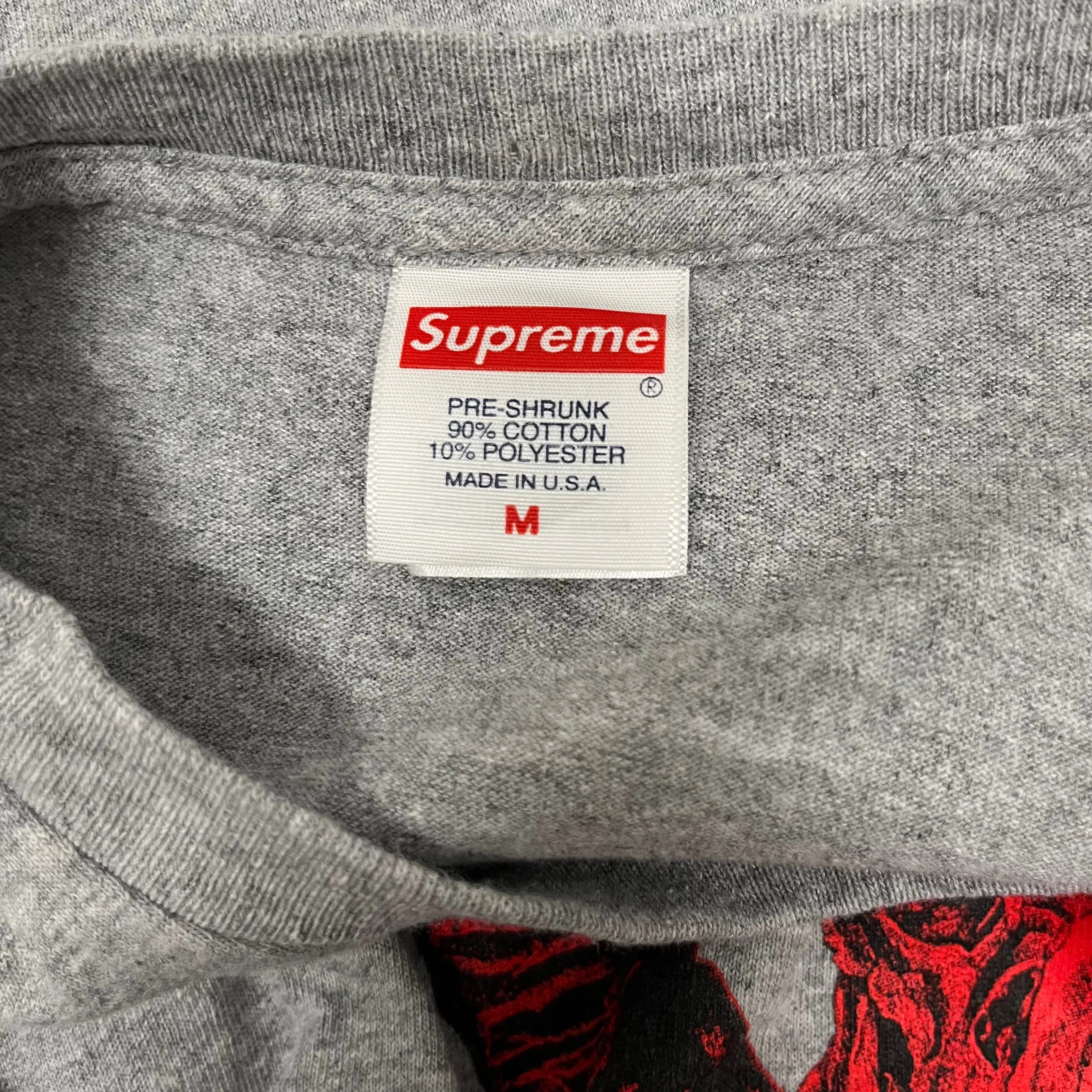Supreme/T-Shirt/M/Cotton/GRY/mutants