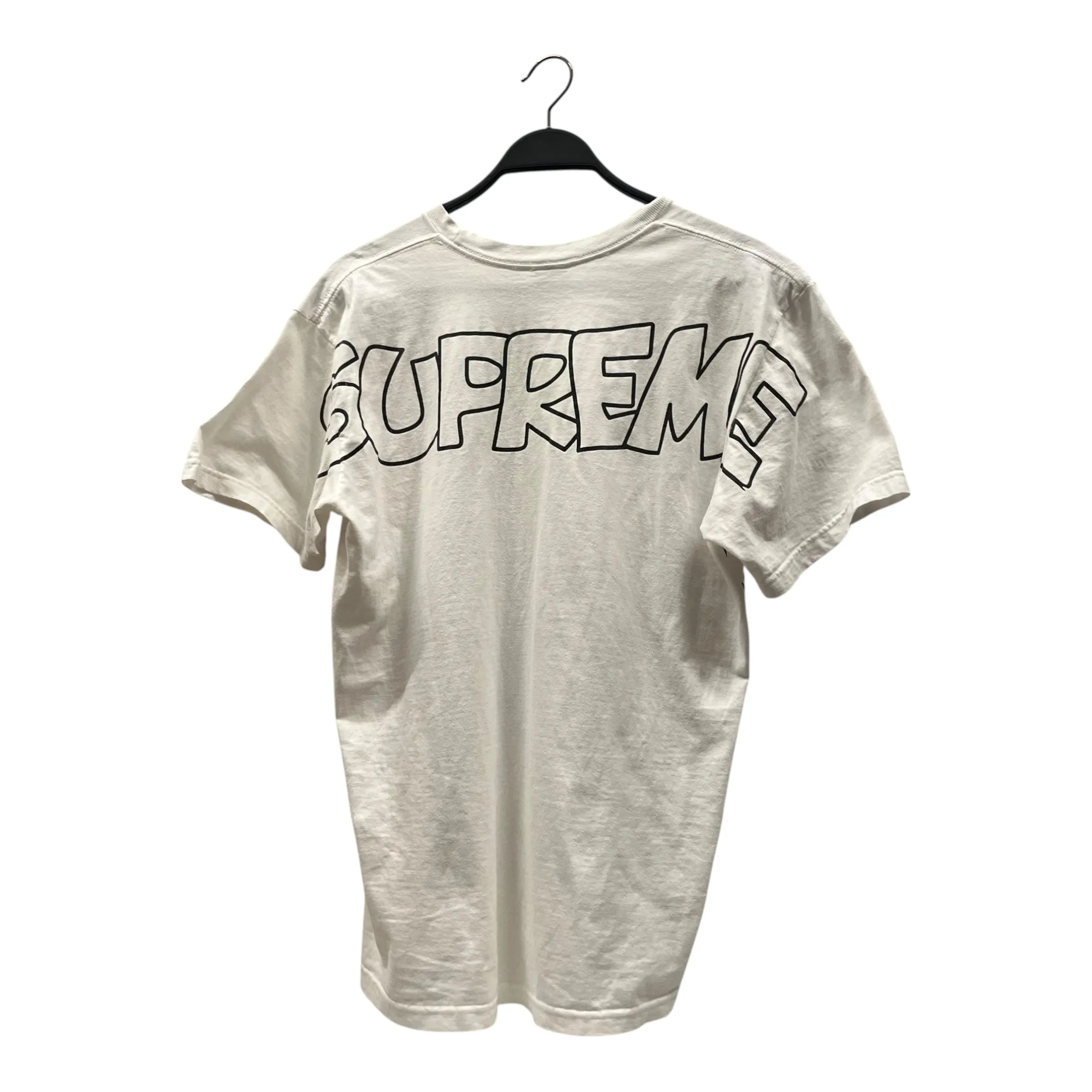 Supreme/T-Shirt/M/Cotton/WHT/smurf
