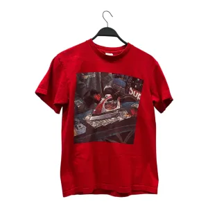 Supreme/T-Shirt/S/Cotton/RED/gas tee