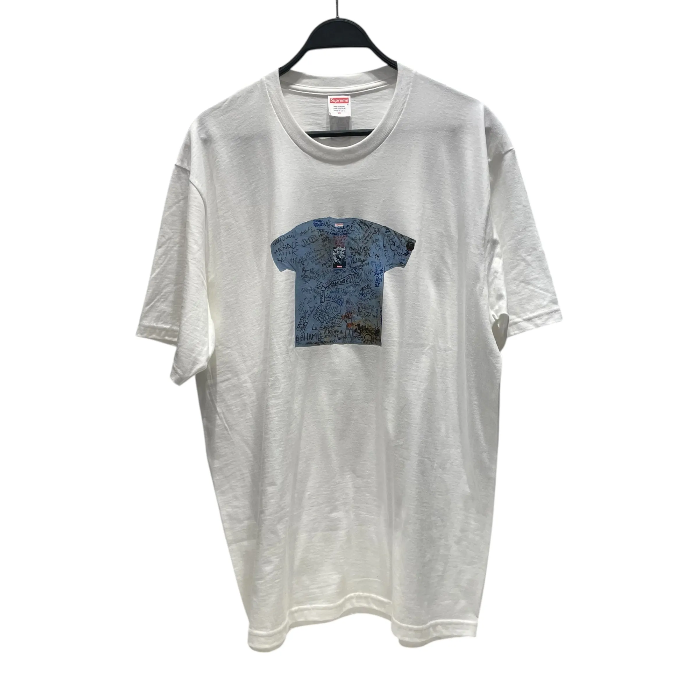 Supreme/T-Shirt/XL/Cotton/WHT/Graphic/