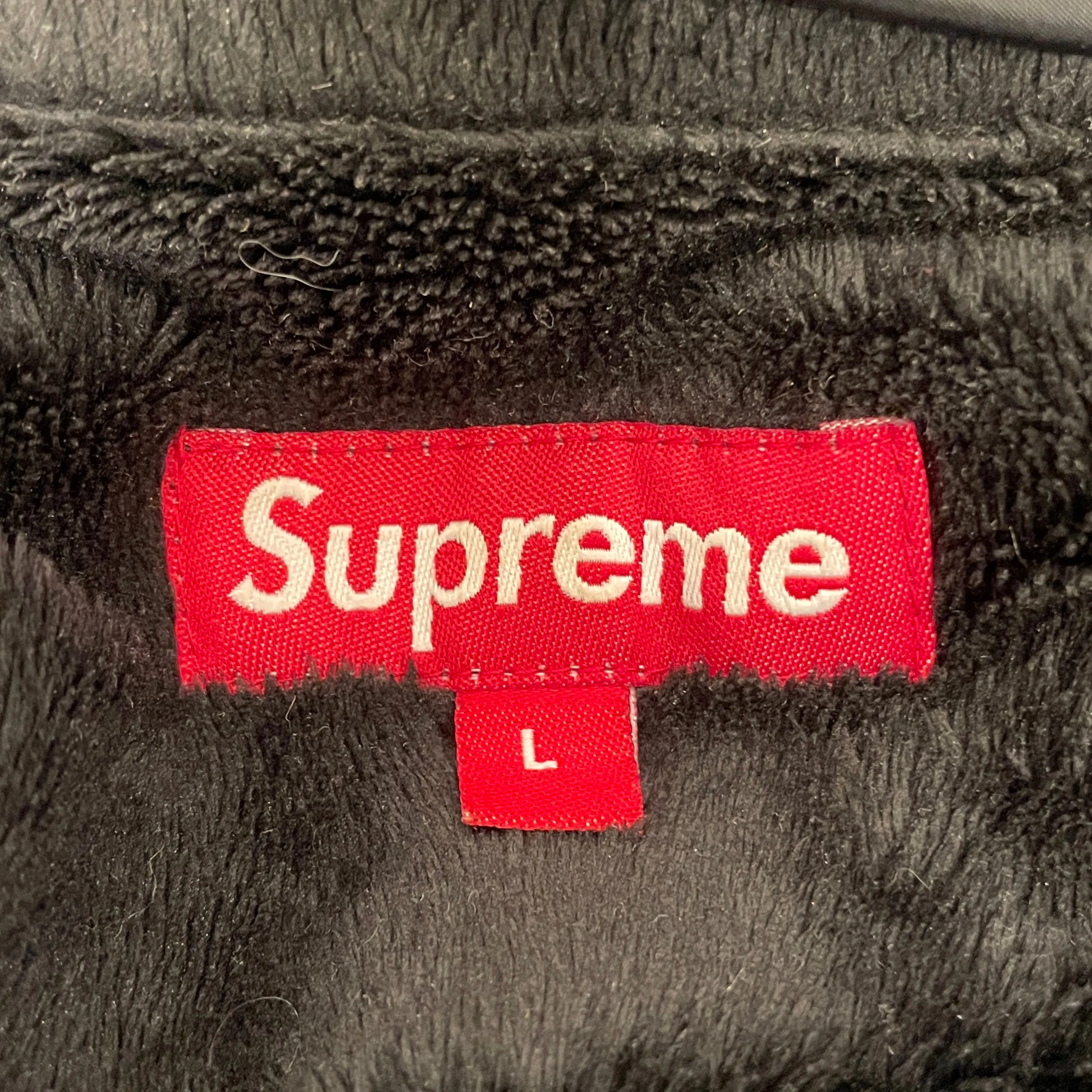 Supreme/Windbreaker/L/Nylon/BLK/BACK LOGO